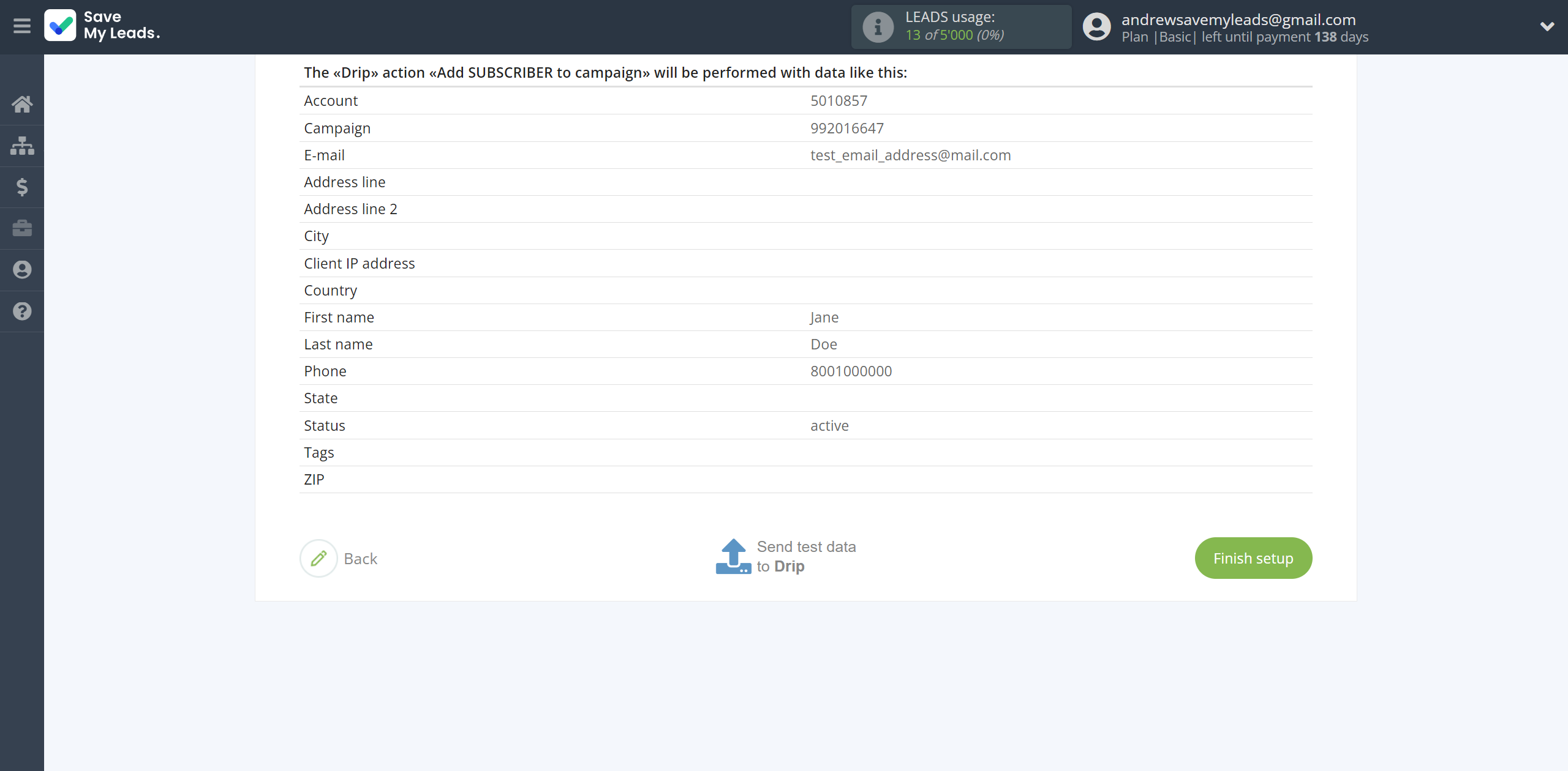 How to Connect TikTok with Drip Add Subscribers to campaign | Test data How to Connect TikTok with Drip Add Subscribers to campaign | Test data