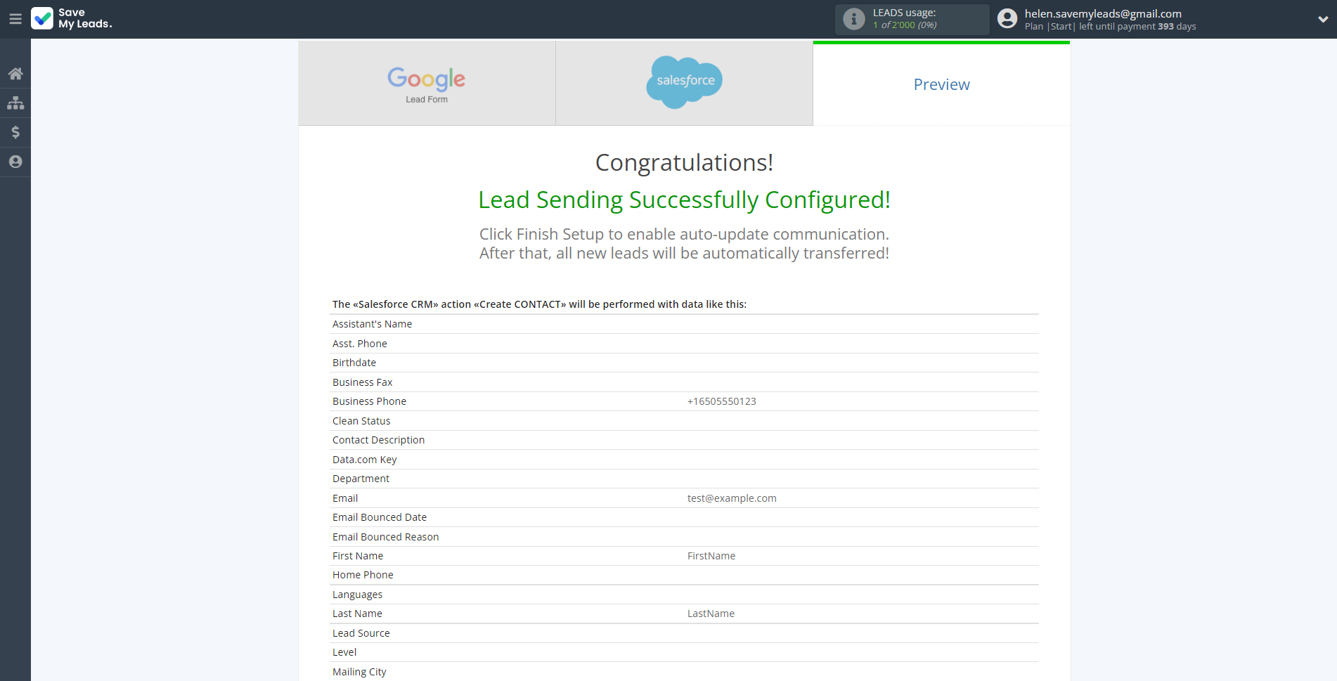 How to Connect Google Lead Form with Salesforce CRM Create Contacts | Test data How to Connect Google Lead Form with Salesforce CRM Create Contacts | Test data