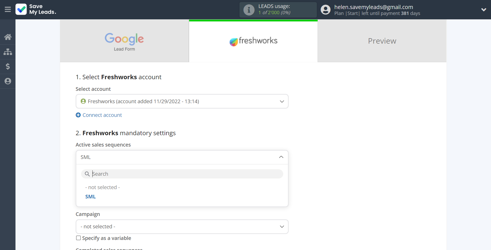 How to Connect Google Lead Form with Freshworks Create Deal | Assigning fields How to Connect Google Lead Form with Freshworks Create Deal | Assigning fields