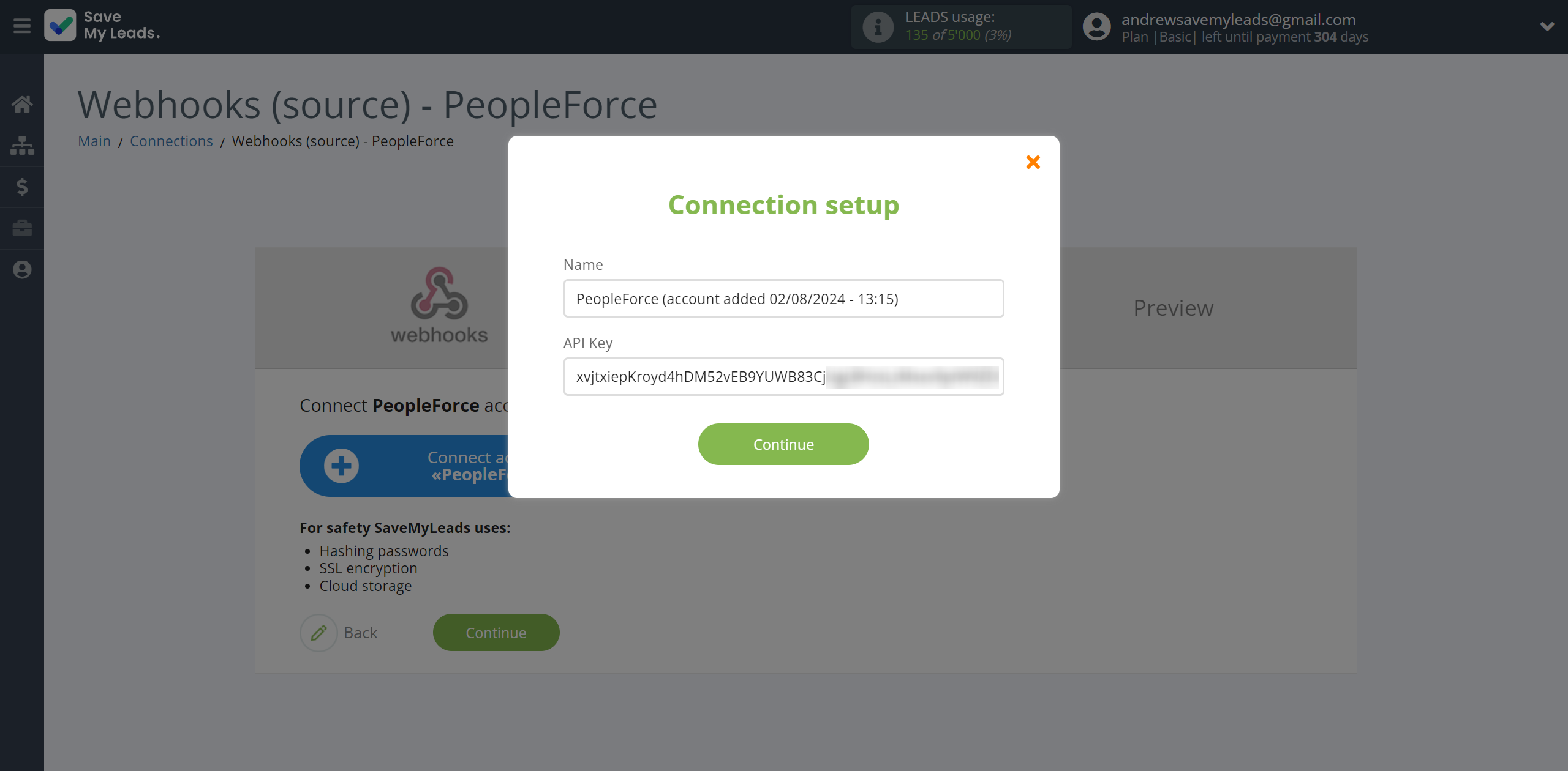 How to Connect Webhooks with PeopleForce Add Candidate | Data Destination account connection How to Connect Webhooks with PeopleForce Add Candidate | Data Destination account connection