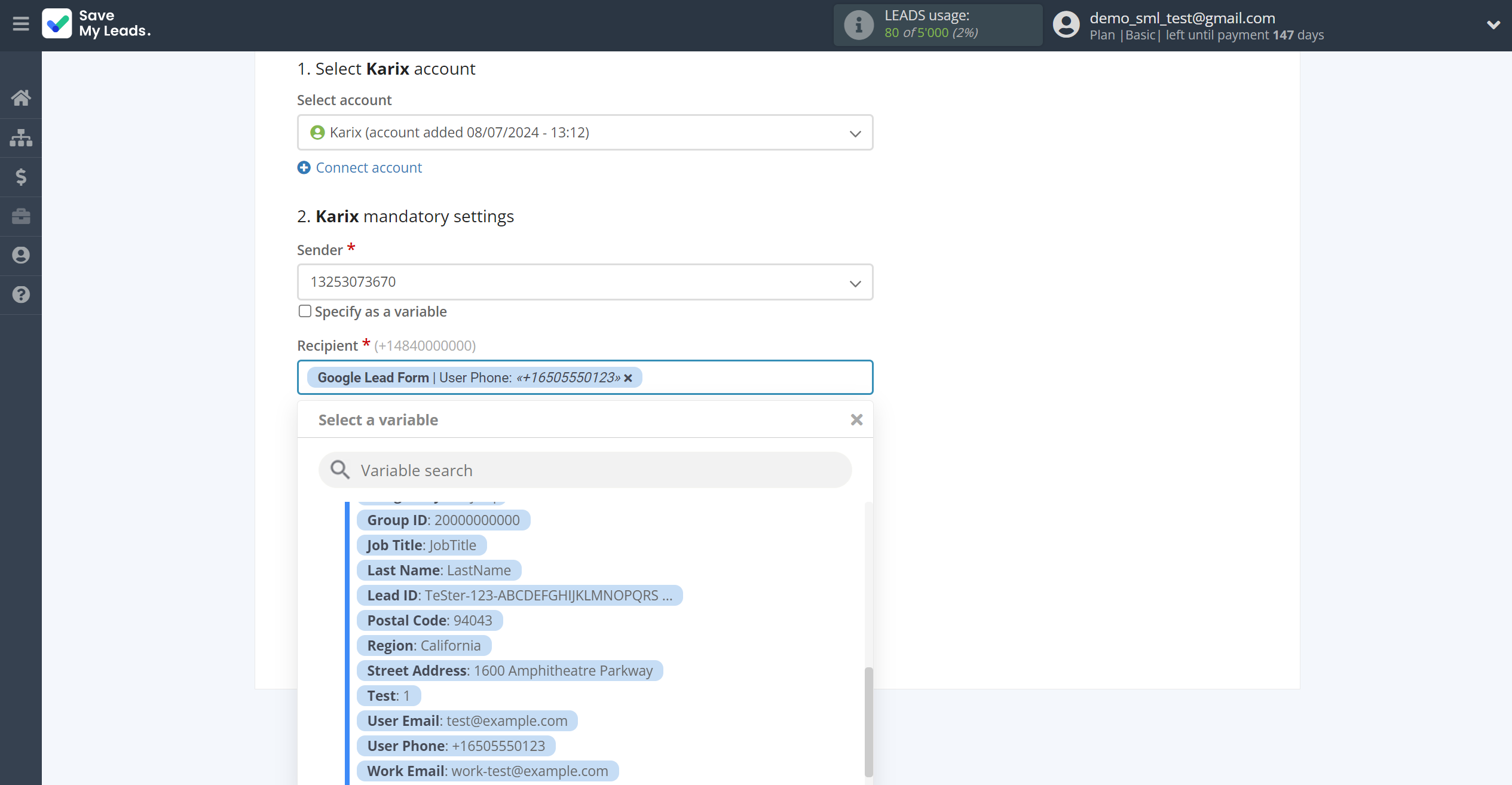 How to Connect Google Lead Form with Karix | Assigning fields How to Connect Google Lead Form with Karix | Assigning fields