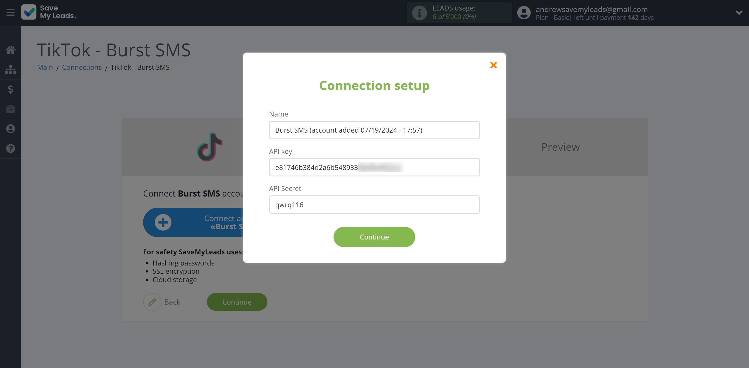 How to Connect TikTok with Burst SMS | Data Destination account connection How to Connect TikTok with Burst SMS | Data Destination account connection
