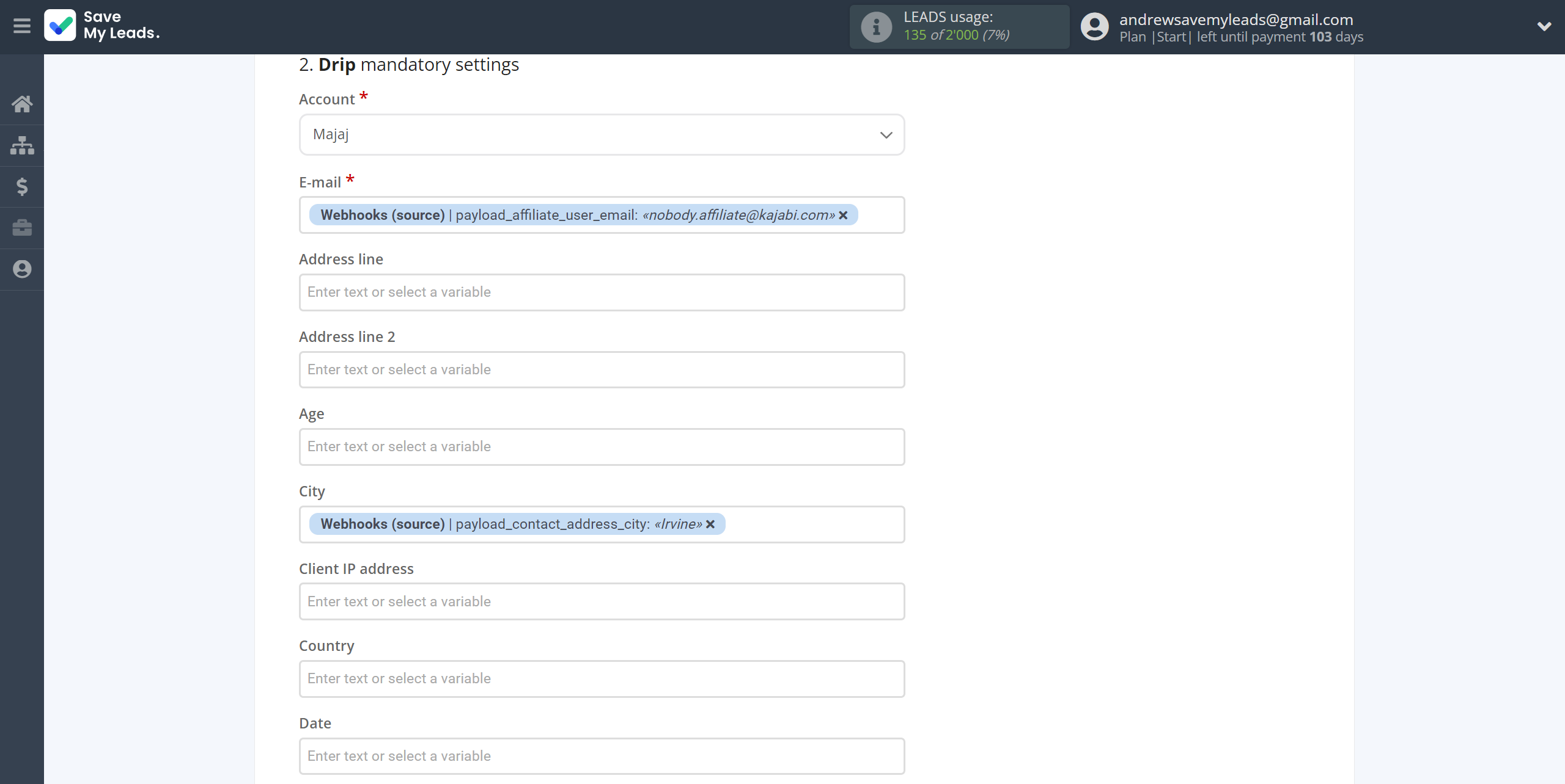 How to Connect Webhooks with Drip Create/Update Subscribers | Assigning fields How to Connect Webhooks with Drip Create/Update Subscribers | Assigning fields
