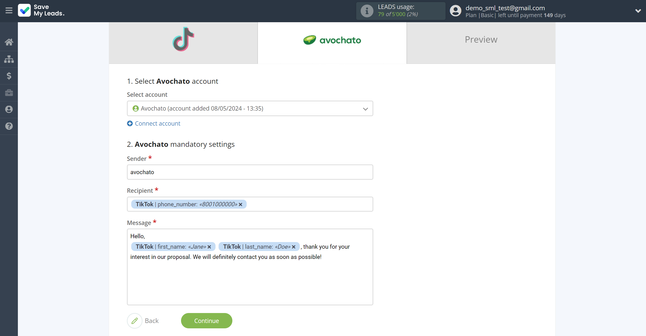 How to Connect TikTok with Avochato | Assigning fields How to Connect TikTok with Avochato | Assigning fields