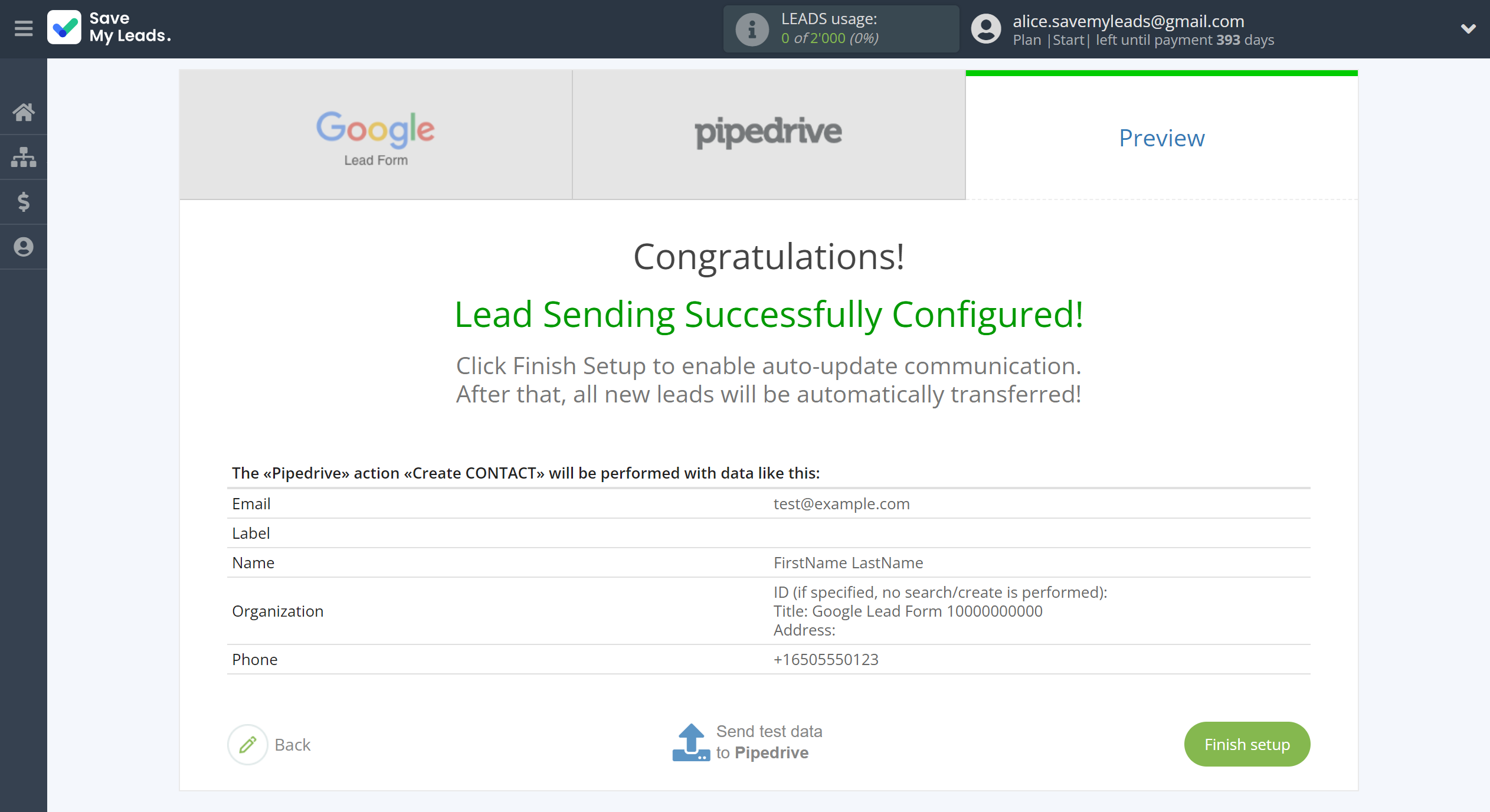 How to Connect Google Lead Form with Pipedrive Create Contacts | Test data How to Connect Google Lead Form with Pipedrive Create Contacts | Test data