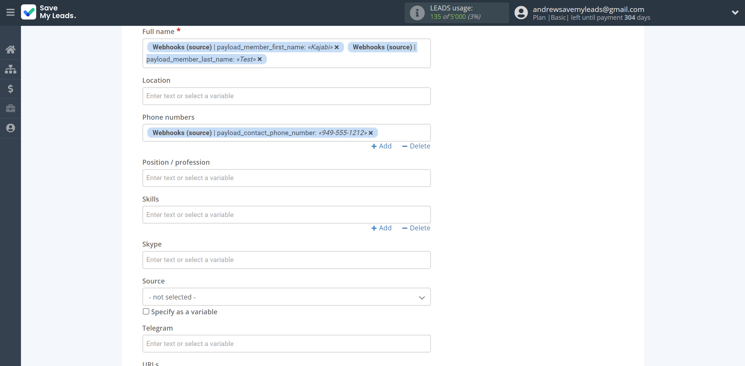 How to Connect Webhooks with PeopleForce Add Candidate | Assigning fields How to Connect Webhooks with PeopleForce Add Candidate | Assigning fields