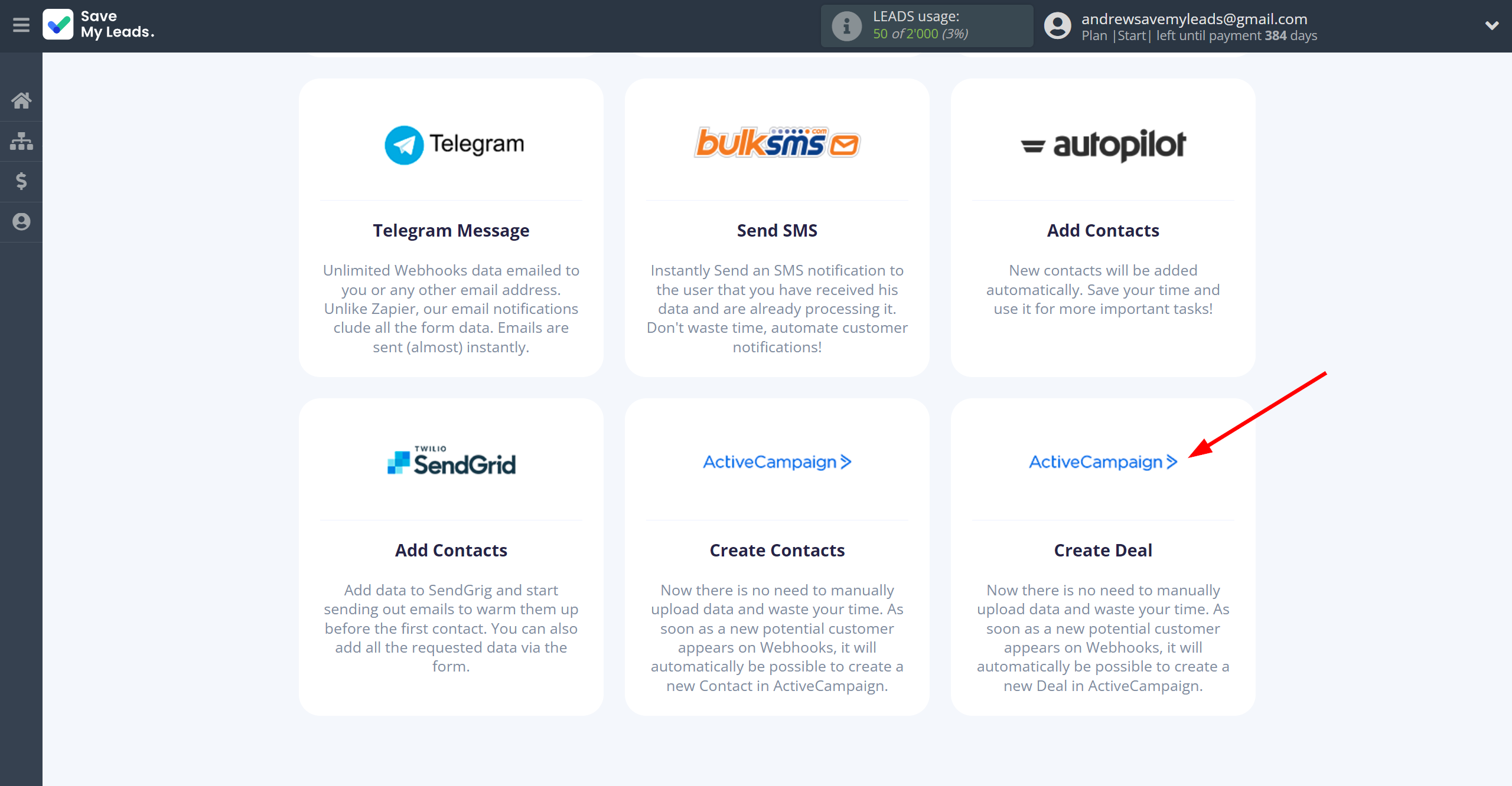 How to Connect Webhooks with ActiveCampaign Create Deal | Data Destination system selection How to Connect Webhooks with ActiveCampaign Create Deal | Data Destination system selection