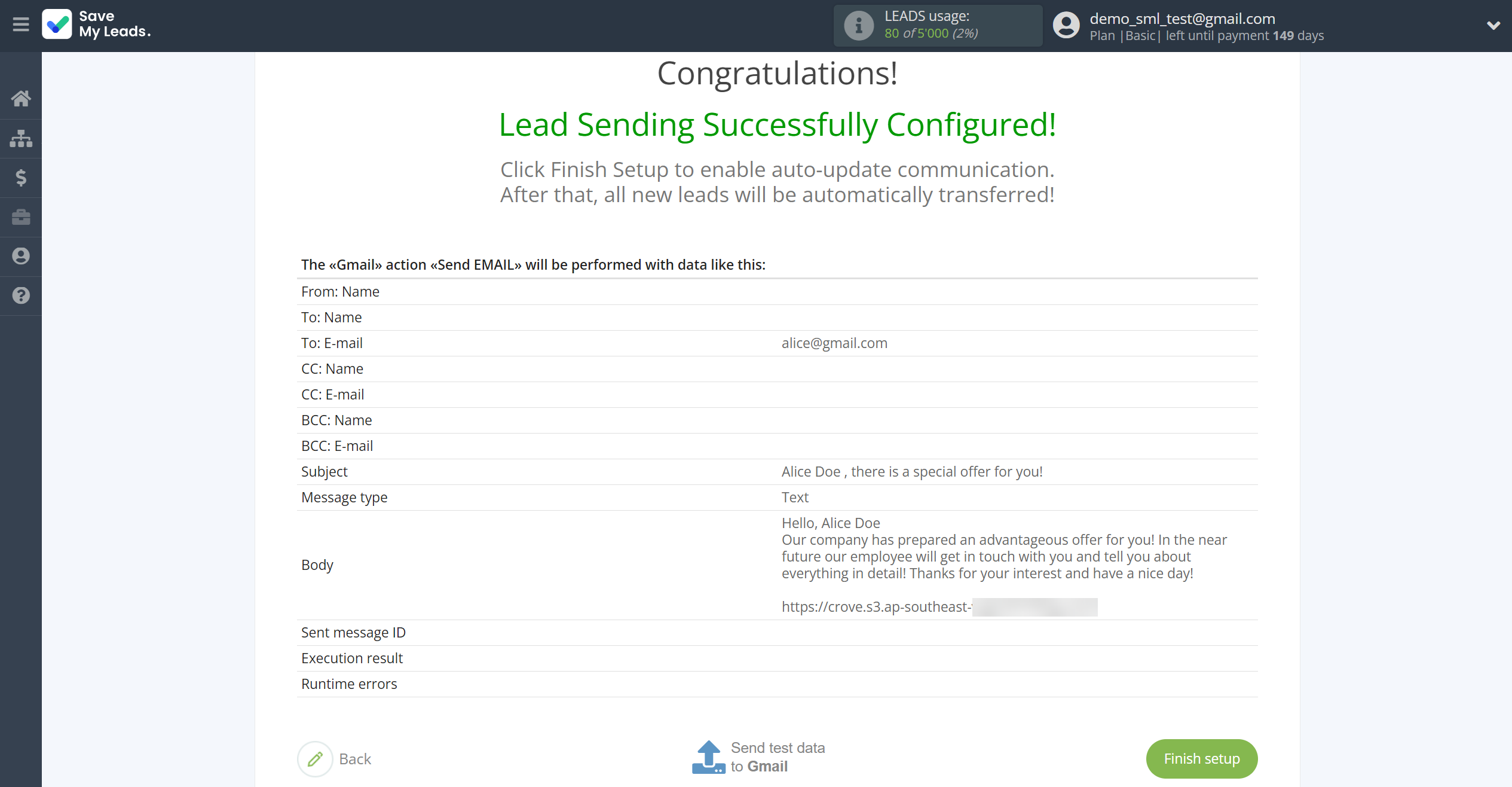 How to Connect Webhooks with Gmail | Test data How to Connect Webhooks with Gmail | Test data