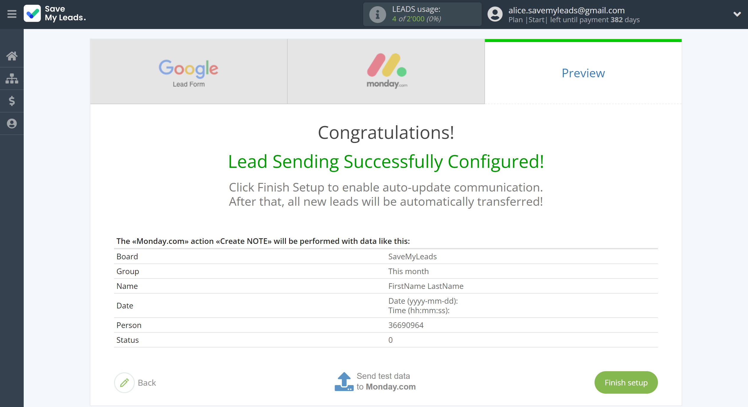How to Connect Google Lead Form with Monday.com | Test data How to Connect Google Lead Form with Monday.com | Test data