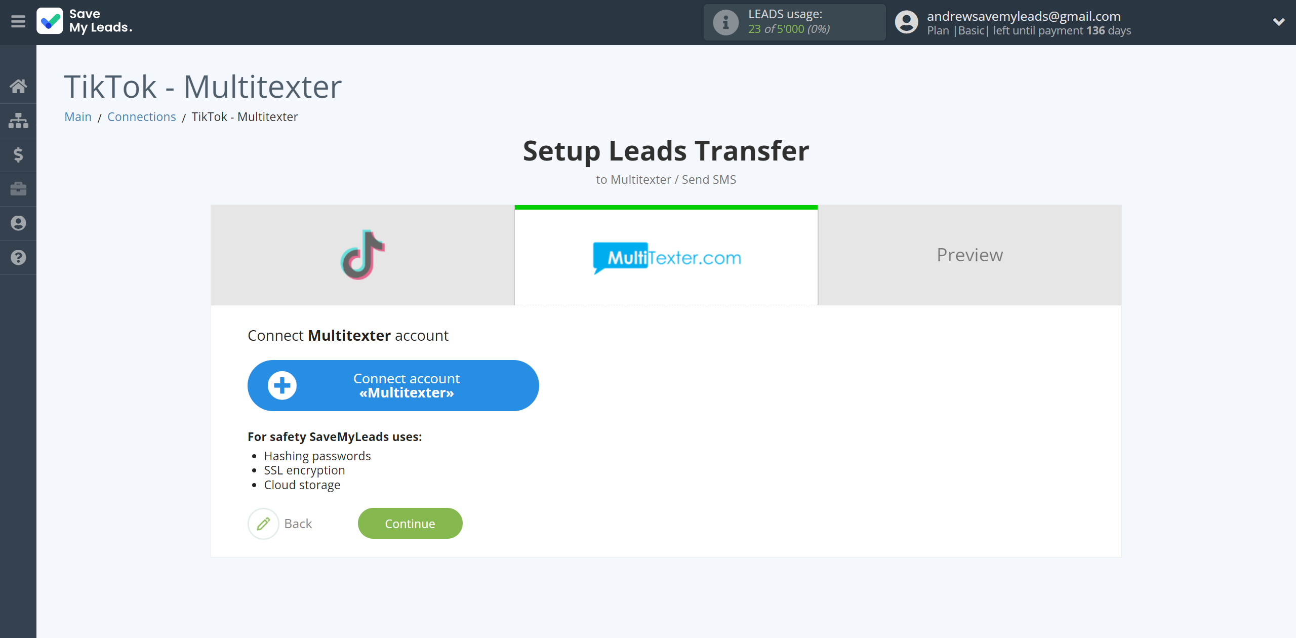 How to Connect TikTok with Multitexter | Data Destination account connection How to Connect TikTok with Multitexter | Data Destination account connection
