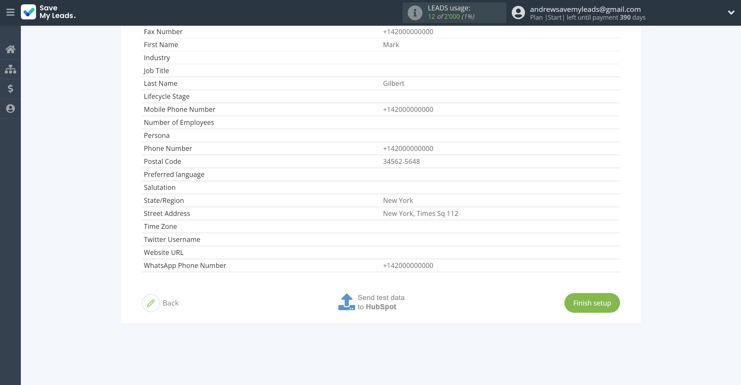 How to Connect Webhooks with HubSpot Create Contacts | Test data How to Connect Webhooks with HubSpot Create Contacts | Test data
