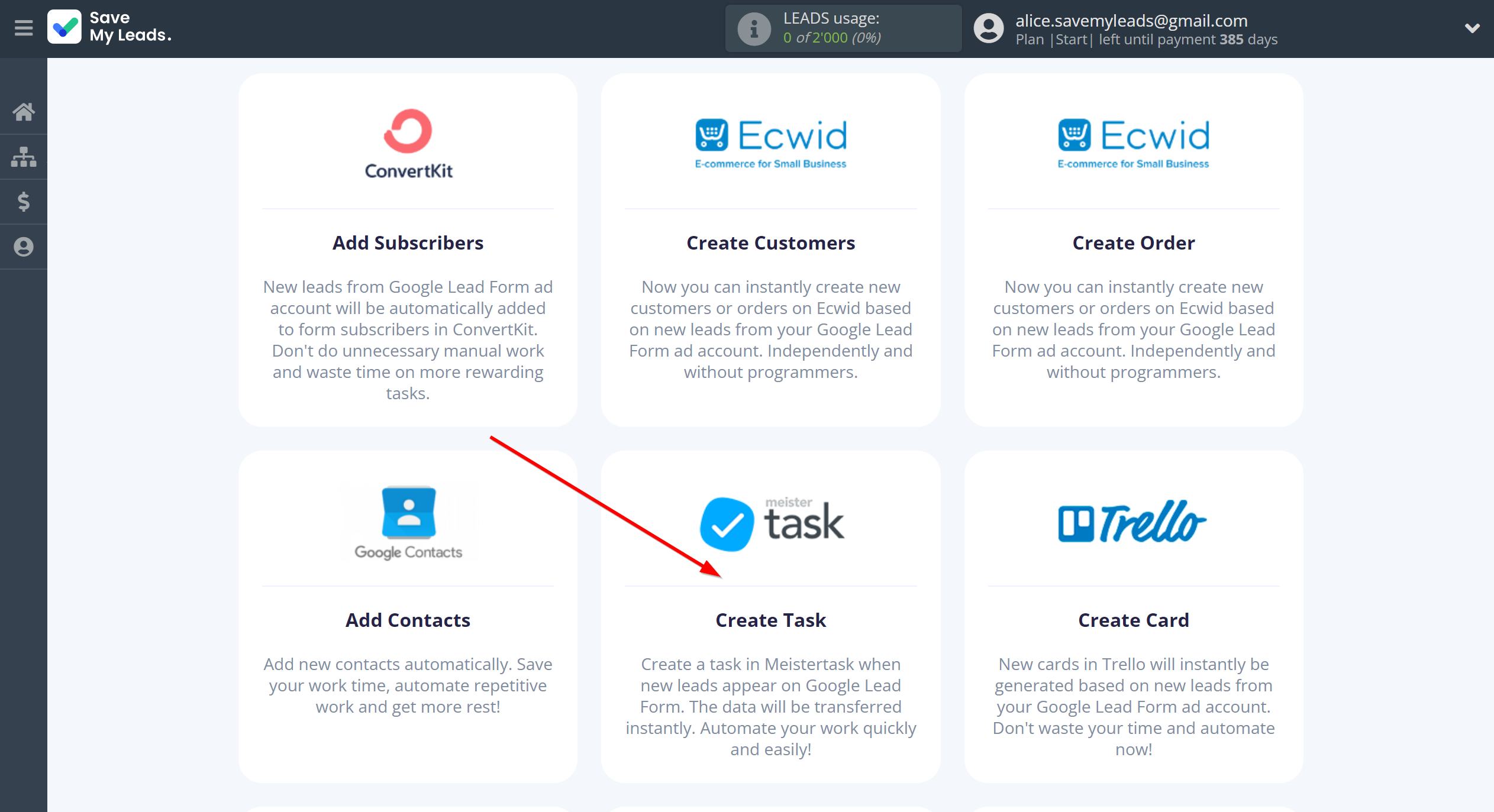 How to Connect Google Lead Form with MeisterTask | Data Destination system selection How to Connect Google Lead Form with MeisterTask | Data Destination system selection