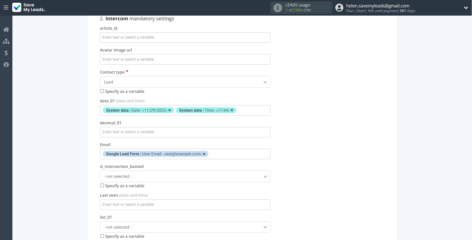 How to Connect Google Lead Form with Intercom | Assigning fields How to Connect Google Lead Form with Intercom | Assigning fields