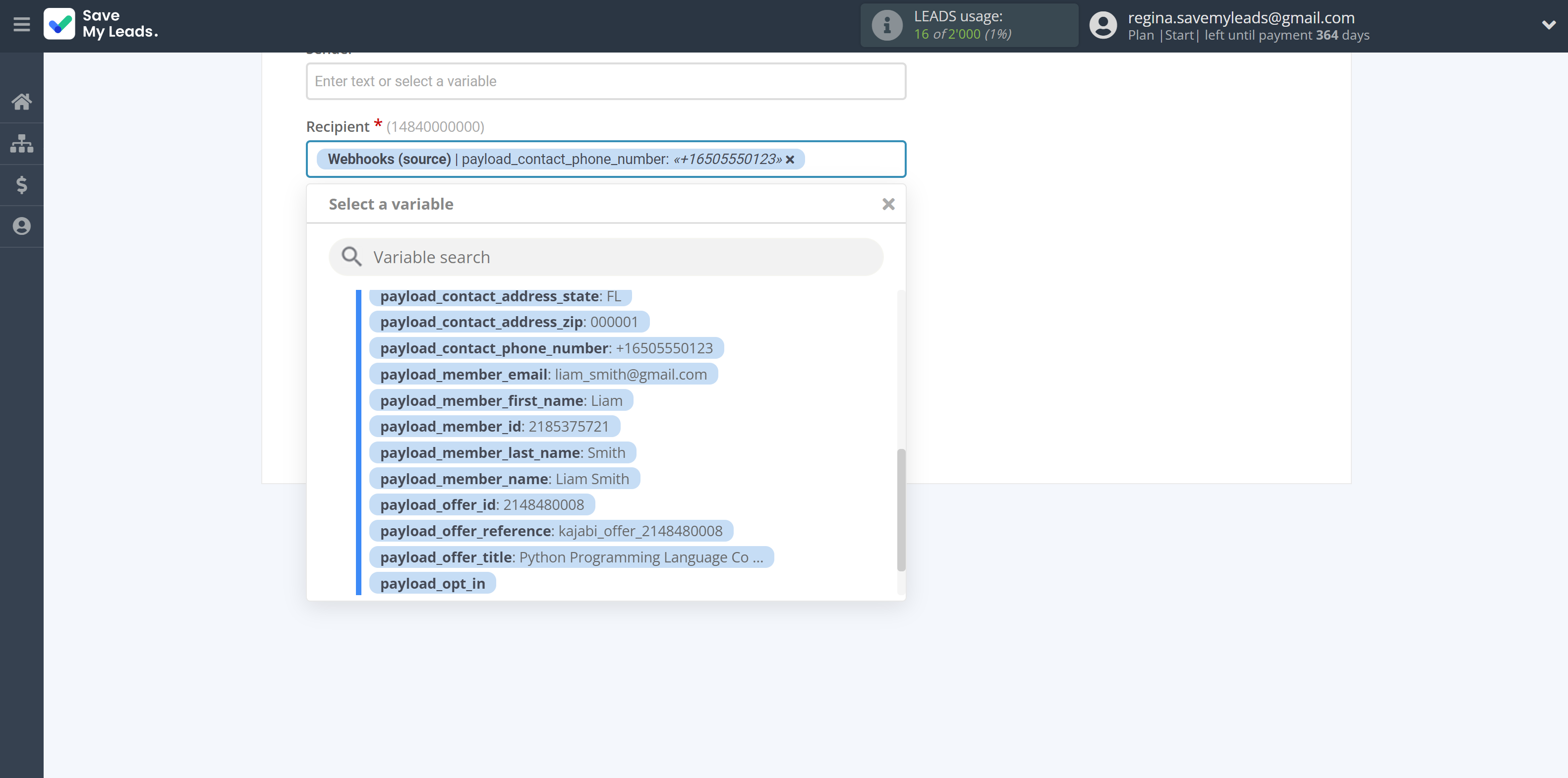 How to Connect Webhooks with D7 Networks | Assigning fields How to Connect Webhooks with D7 Networks | Assigning fields