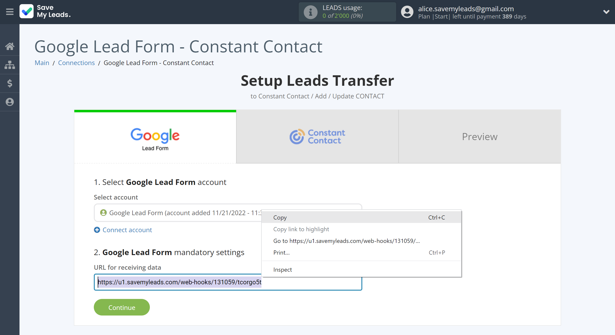 How to Connect Google Lead Form with Constant Contact | Data Source account connection How to Connect Google Lead Form with Constant Contact | Data Source account connection