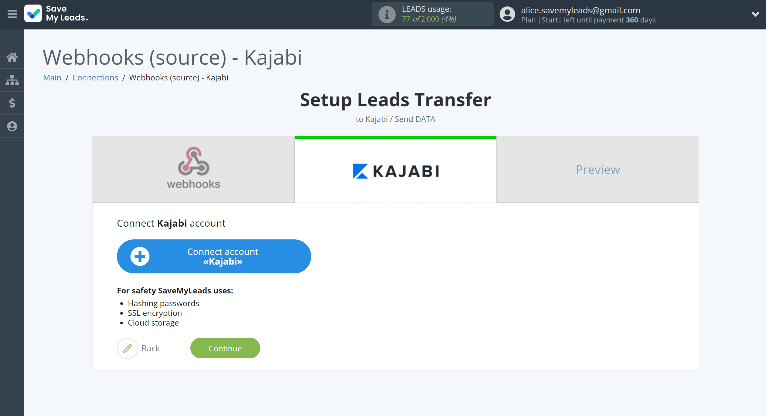 How to Connect Webhooks with Kajabi | Data Destination account connection How to Connect Webhooks with Kajabi | Data Destination account connection