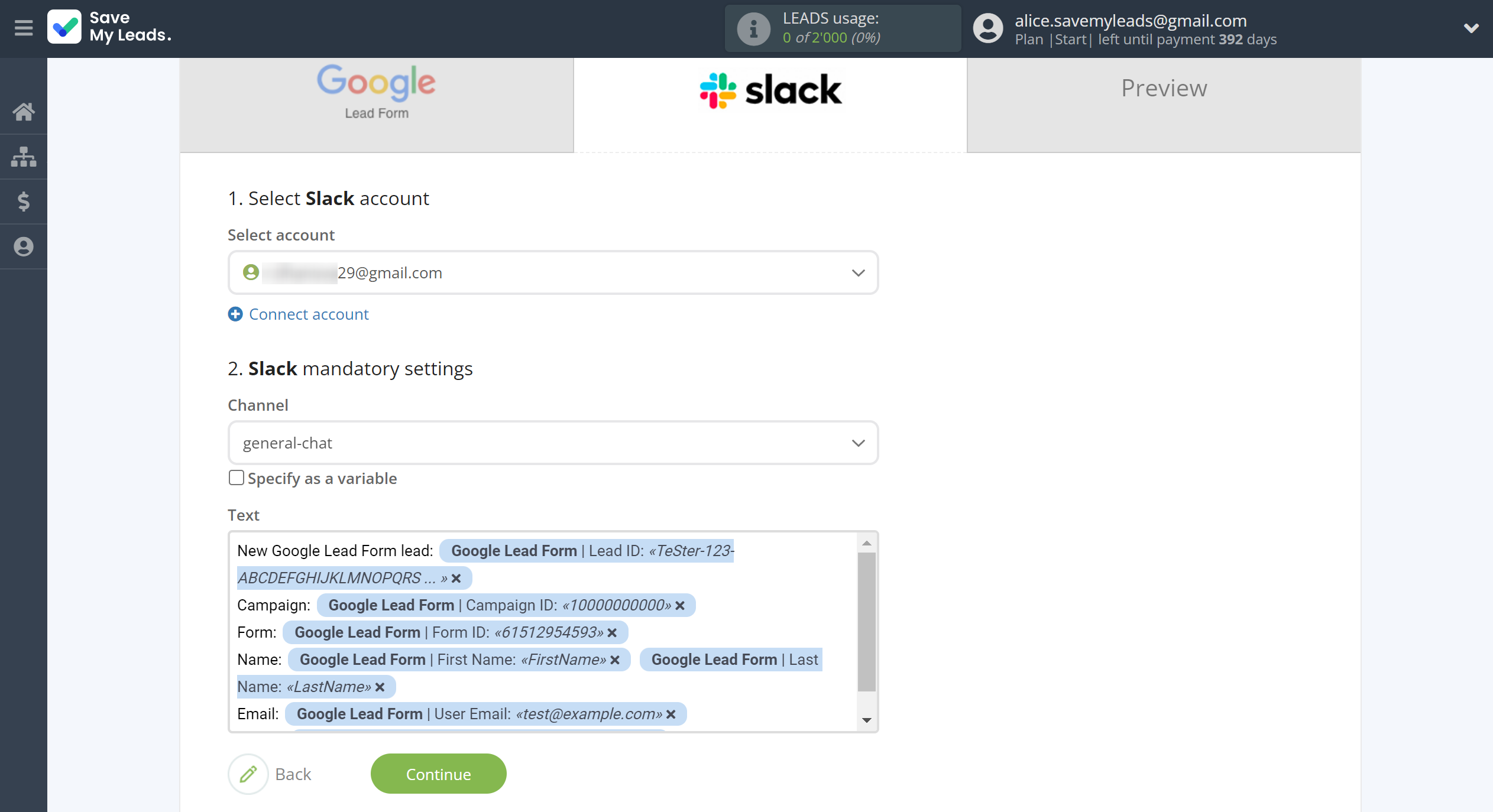 How to Connect Google Lead Form with Slack Channel Notification | Assigning fields How to Connect Google Lead Form with Slack Channel Notification | Assigning fields