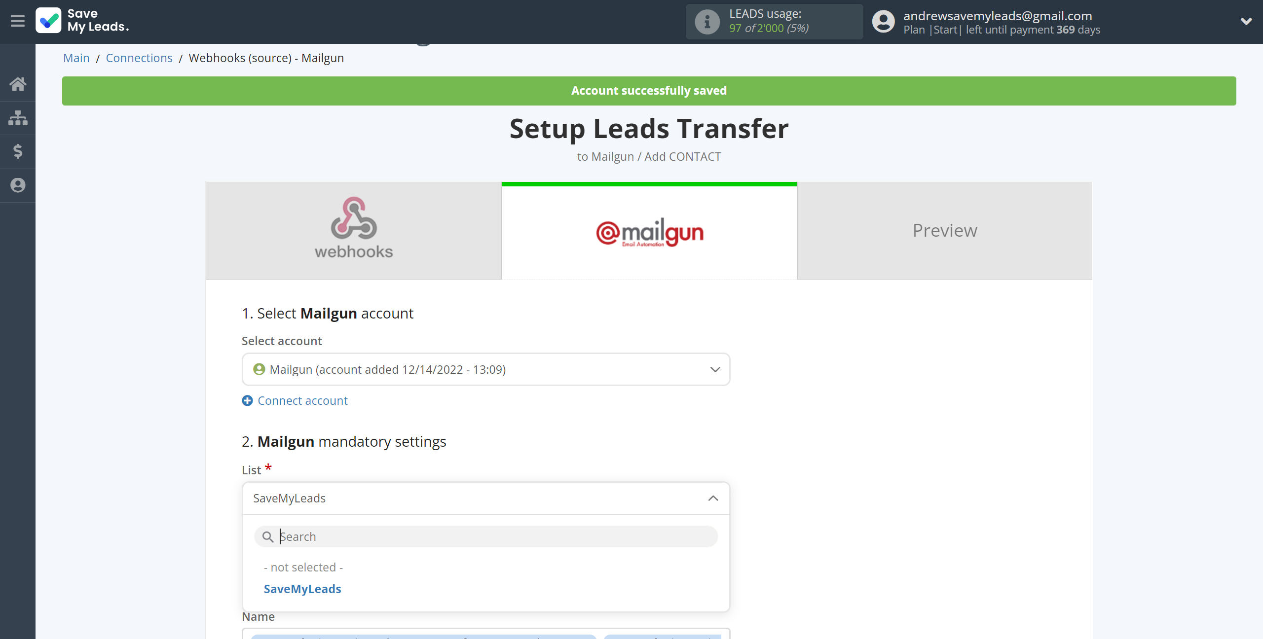 How to Connect Webhooks with Mailgun | Assigning fields How to Connect Webhooks with Mailgun | Assigning fields