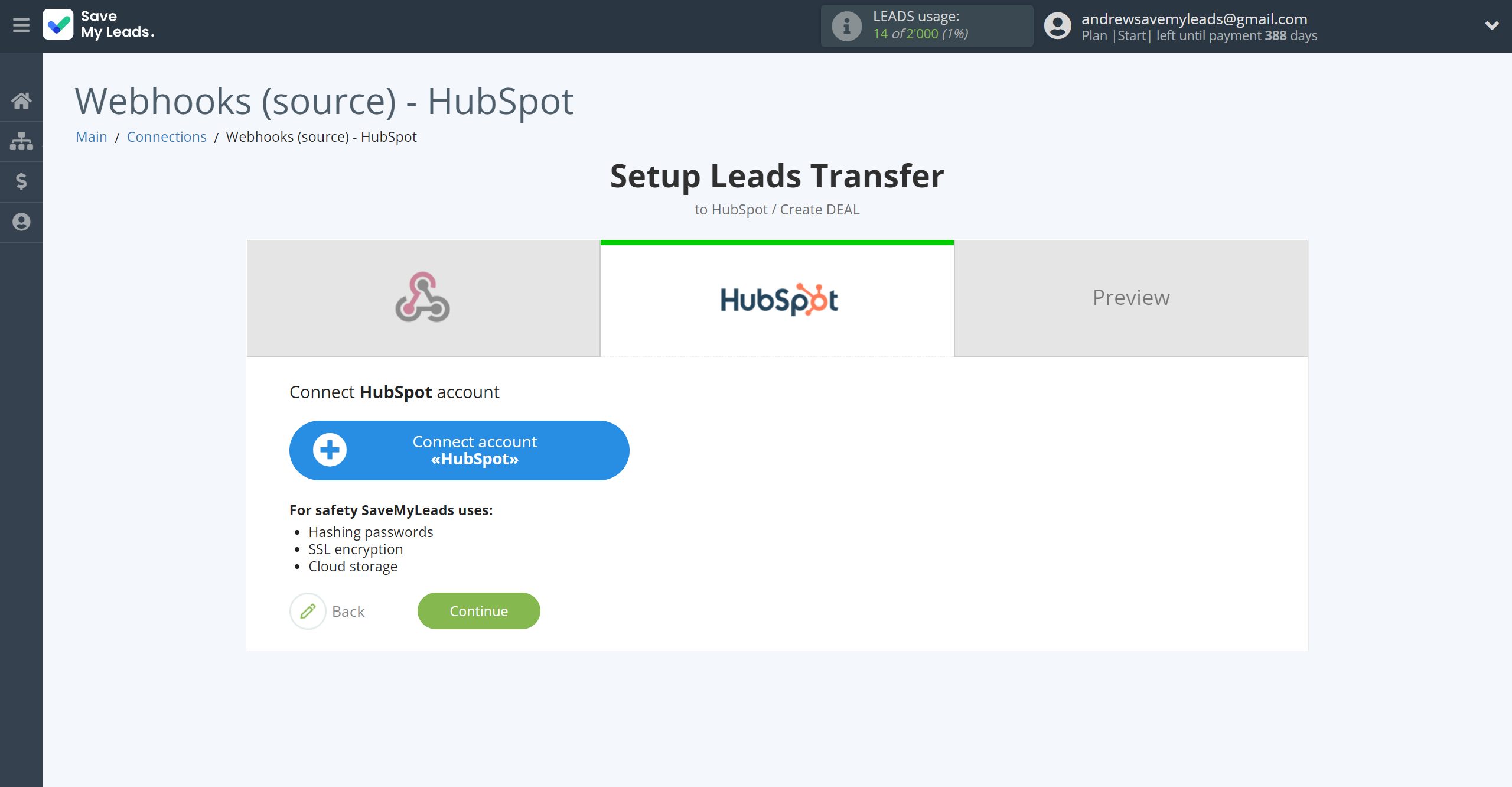 How to Connect Webhooks with HubSpot Create Deal | Data Destination account connection How to Connect Webhooks with HubSpot Create Deal | Data Destination account connection