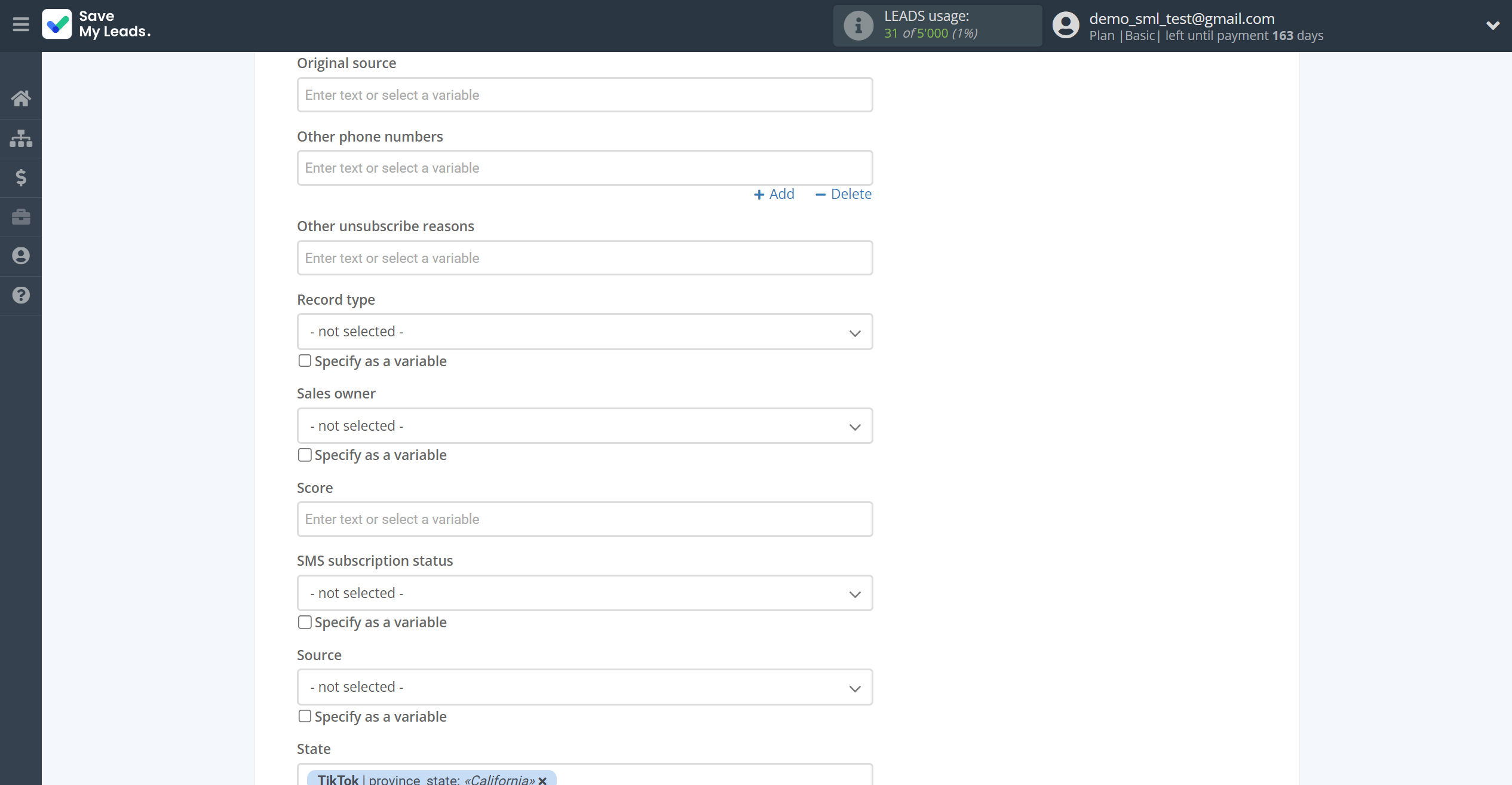 How to Connect TikTok with Freshworks Create Contacts | Assigning fields How to Connect TikTok with Freshworks Create Contacts | Assigning fields