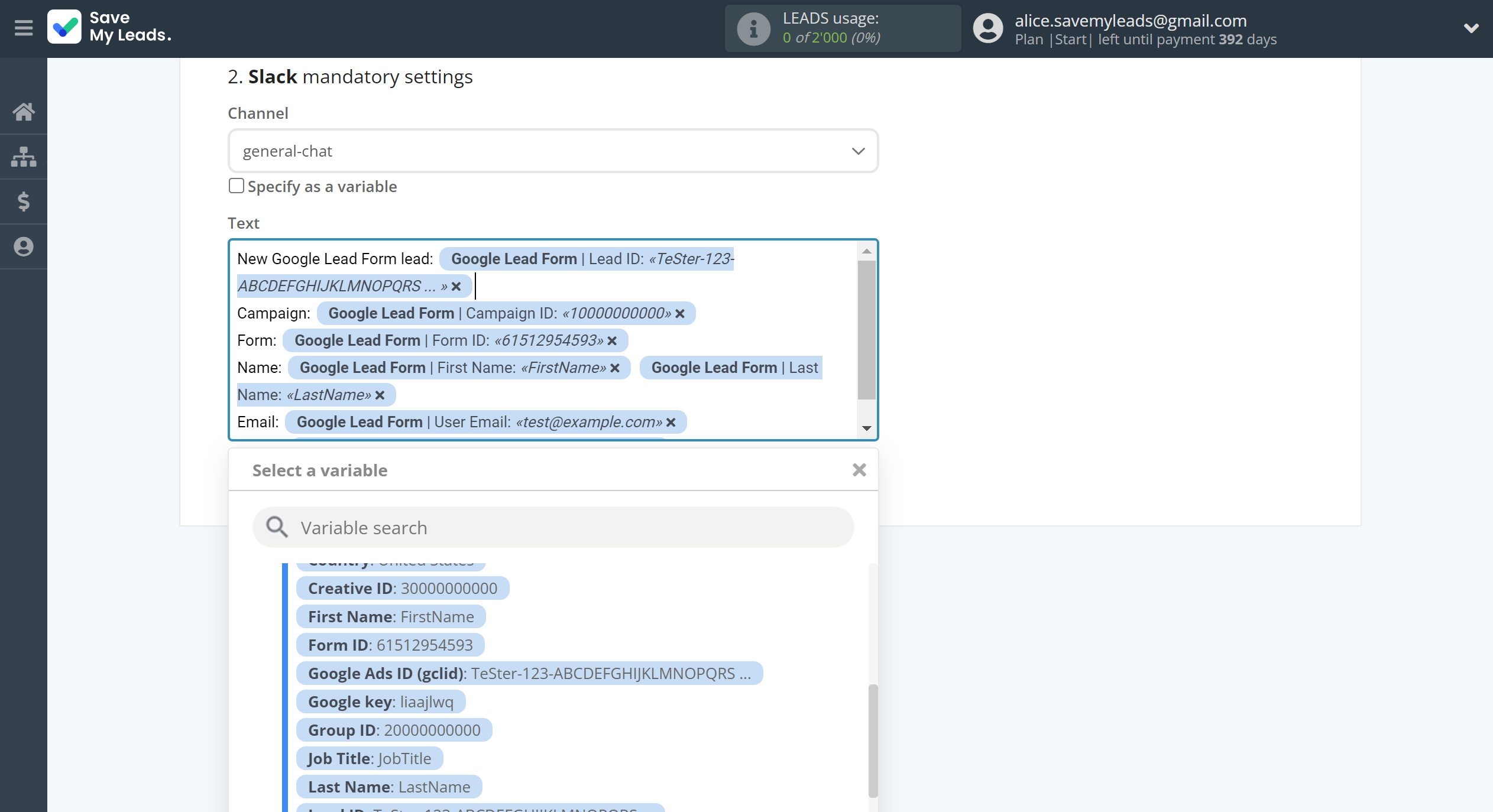How to Connect Google Lead Form with Slack Channel Notification | Assigning fields How to Connect Google Lead Form with Slack Channel Notification | Assigning fields