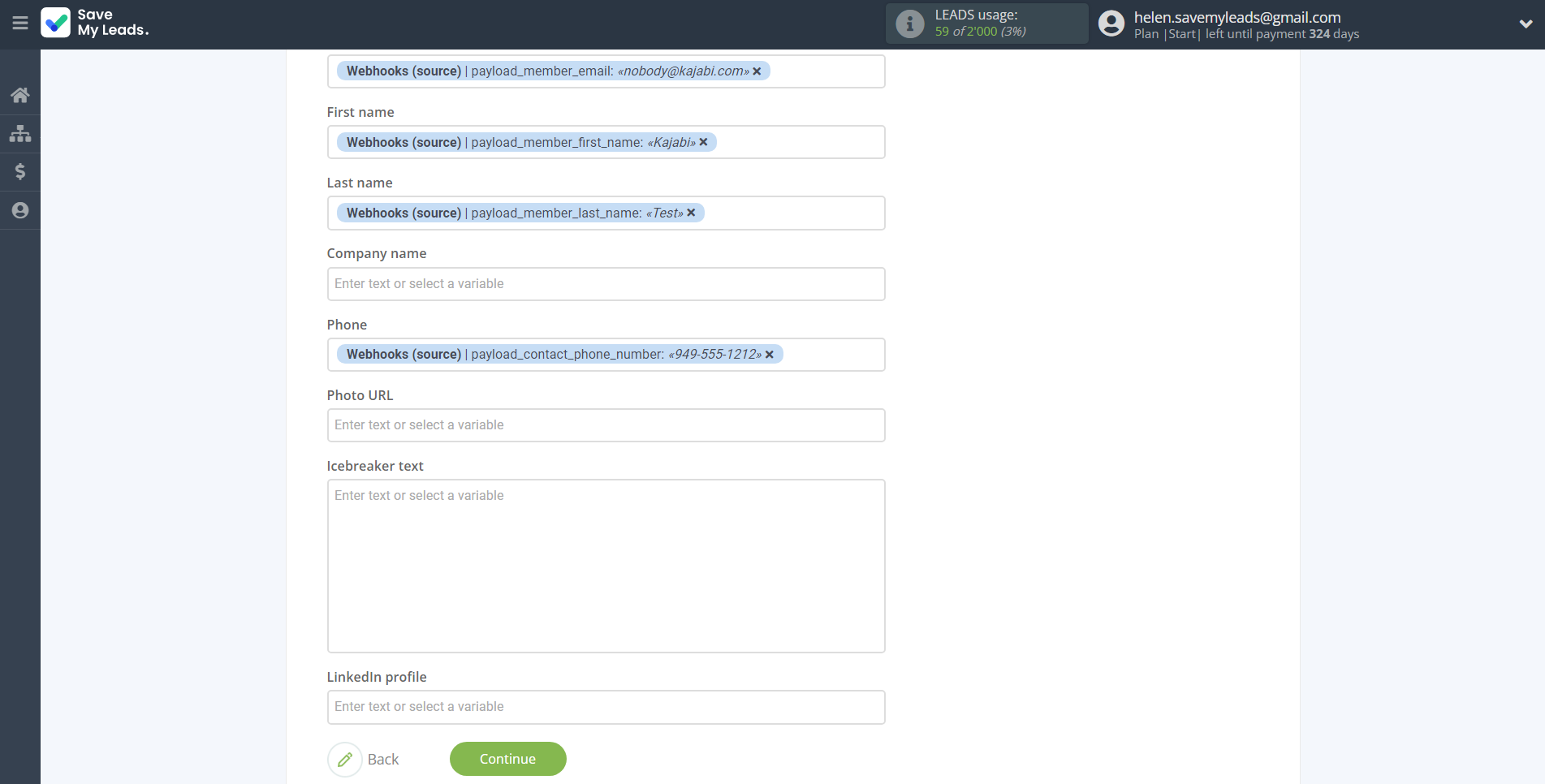 How to Connect Webhooks with Lemlist | Assigning fields How to Connect Webhooks with Lemlist | Assigning fields