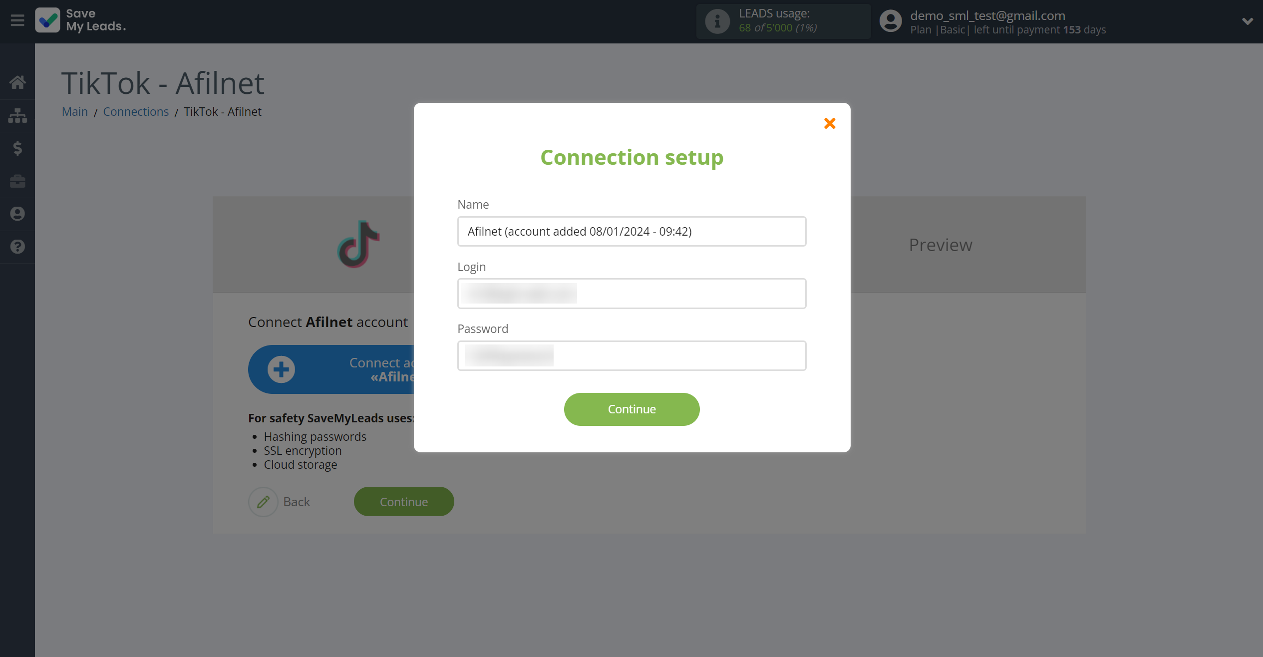 How to Connect TikTok with Afilnet | Data Destination account connection How to Connect TikTok with Afilnet | Data Destination account connection