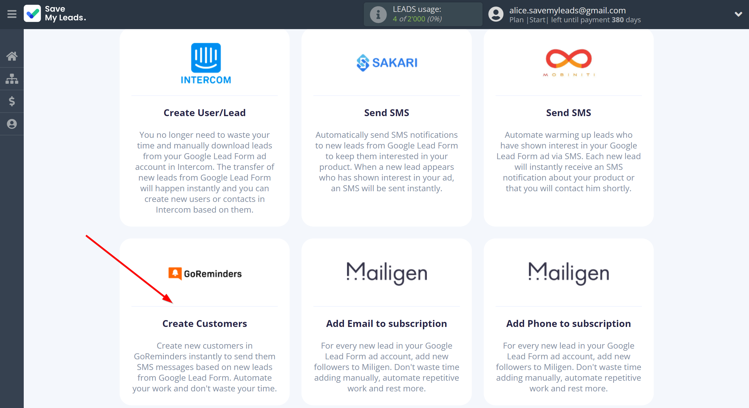 How to Connect Webhooks with GoReminders | Data Destination system selection How to Connect Webhooks with GoReminders | Data Destination system selection
