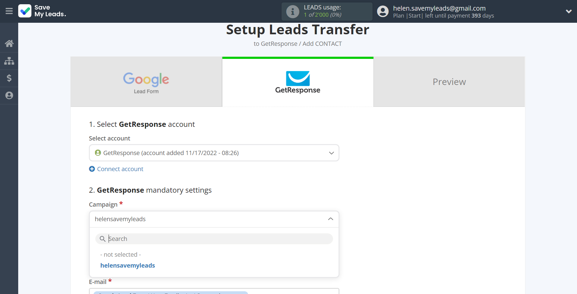 How to Connect Google Lead Form with GetResponse | Assigning fields How to Connect Google Lead Form with GetResponse | Assigning fields
