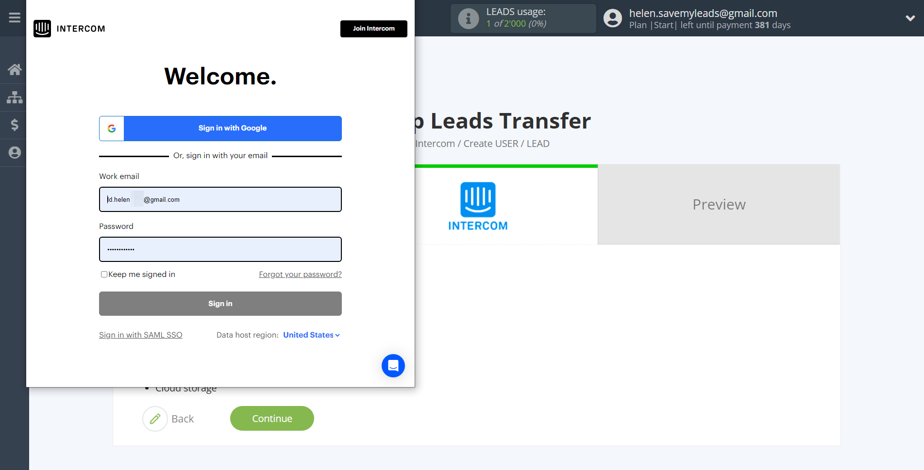 How to Connect Google Lead Form with Intercom | Data Destination account connection How to Connect Google Lead Form with Intercom | Data Destination account connection