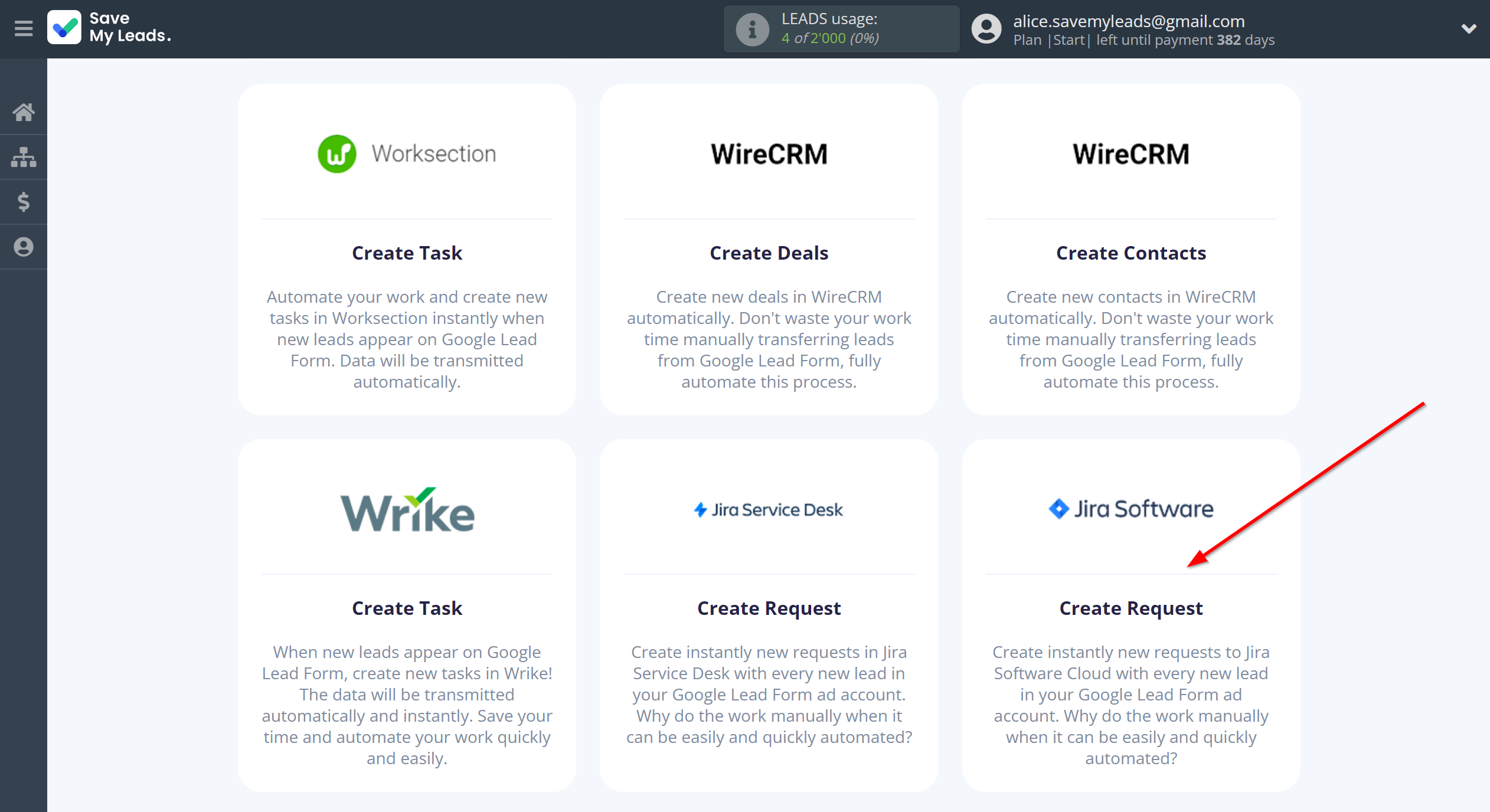 How to Connect Google Lead Form with Jira Software Cloud | Data Destination system selection How to Connect Google Lead Form with Jira Software Cloud | Data Destination system selection