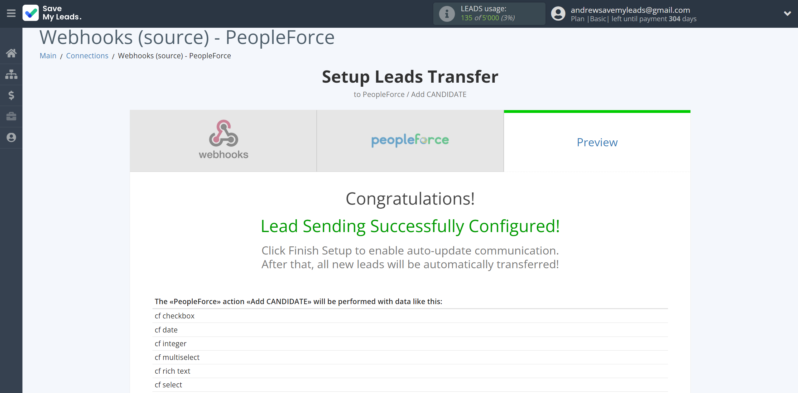How to Connect Webhooks with PeopleForce Add Candidate | Test data How to Connect Webhooks with PeopleForce Add Candidate | Test data