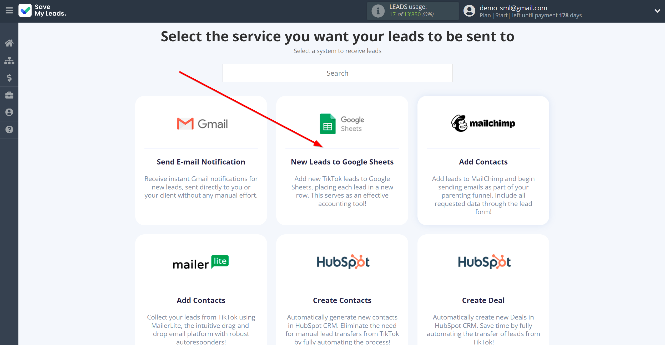 How to Connect TikTok with Google Sheets | Data Destination system selection How to Connect TikTok with Google Sheets | Data Destination system selection