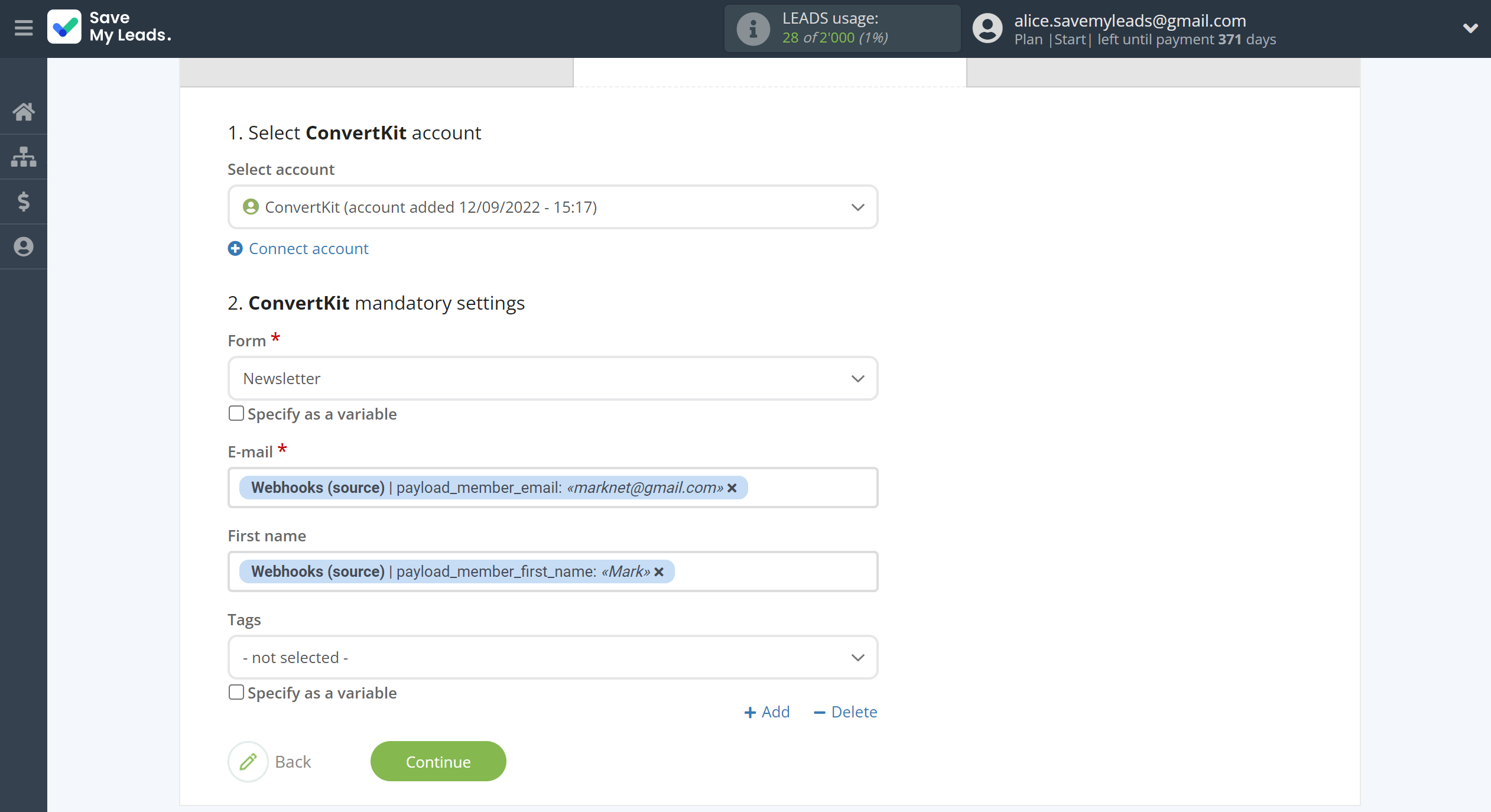 How to Connect Webhooks with ConvertKit | Assigning fields How to Connect Webhooks with ConvertKit | Assigning fields