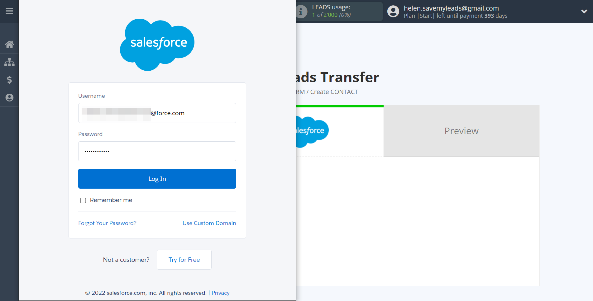 How to Connect Google Lead Form with Salesforce CRM Create Contacts | Data Destination account connection How to Connect Google Lead Form with Salesforce CRM Create Contacts | Data Destination account connection