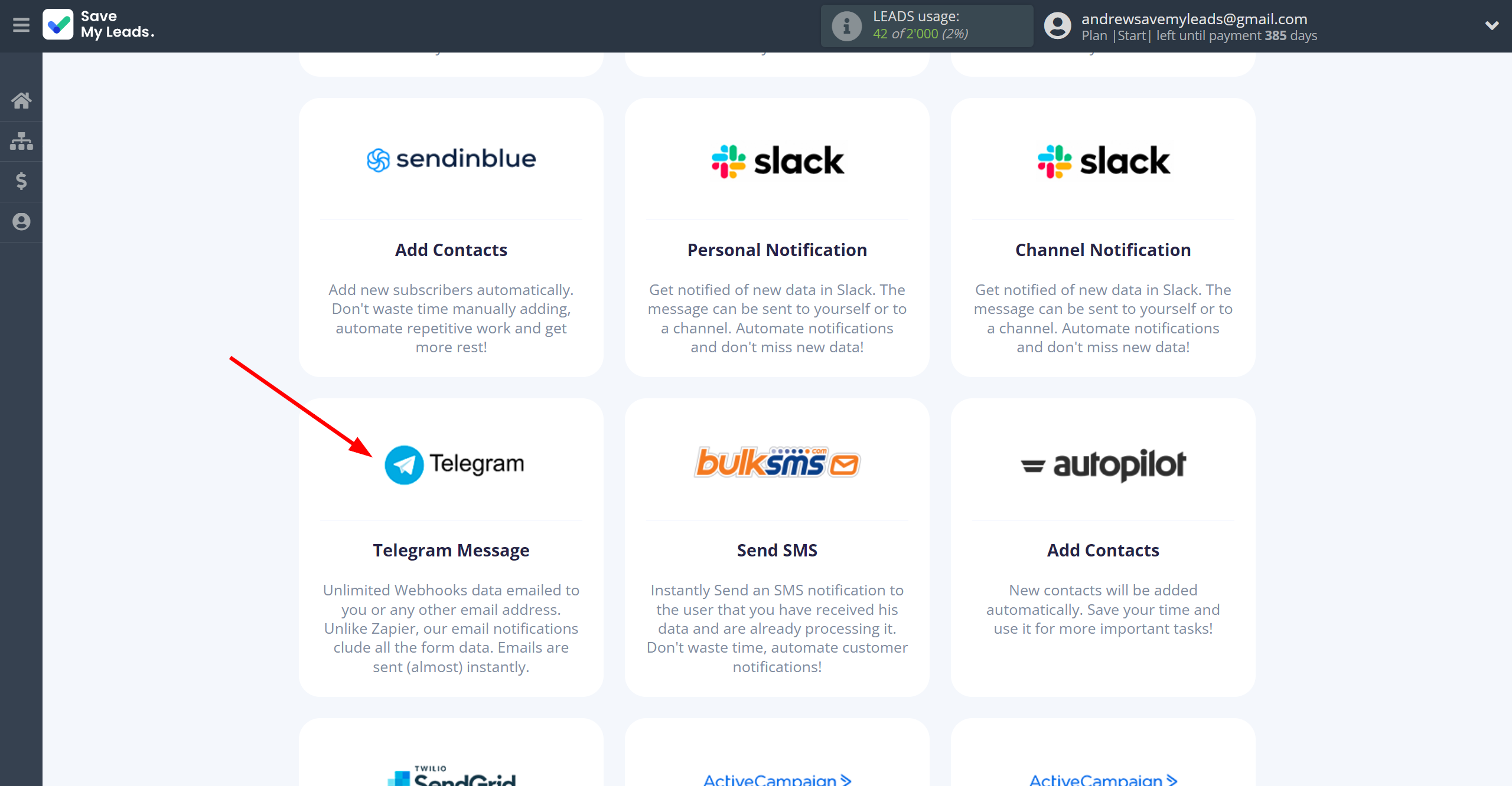 How to Connect Webhooks with Telegram | Data Destination system selection How to Connect Webhooks with Telegram | Data Destination system selection