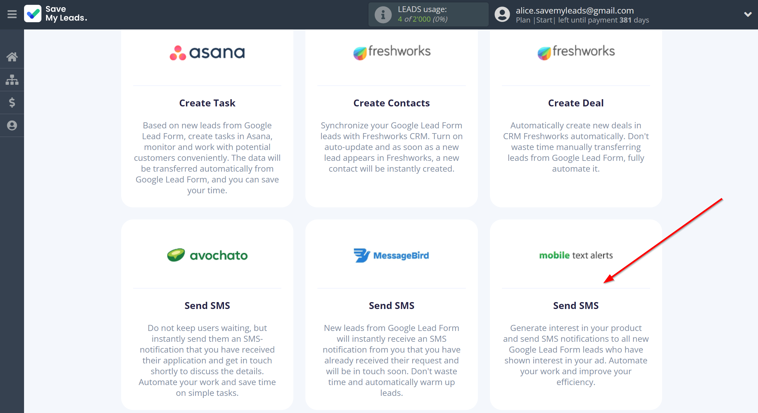 How to Connect Webhooks with Mobile Text Alerts | Data Destination system selection How to Connect Webhooks with Mobile Text Alerts | Data Destination system selection