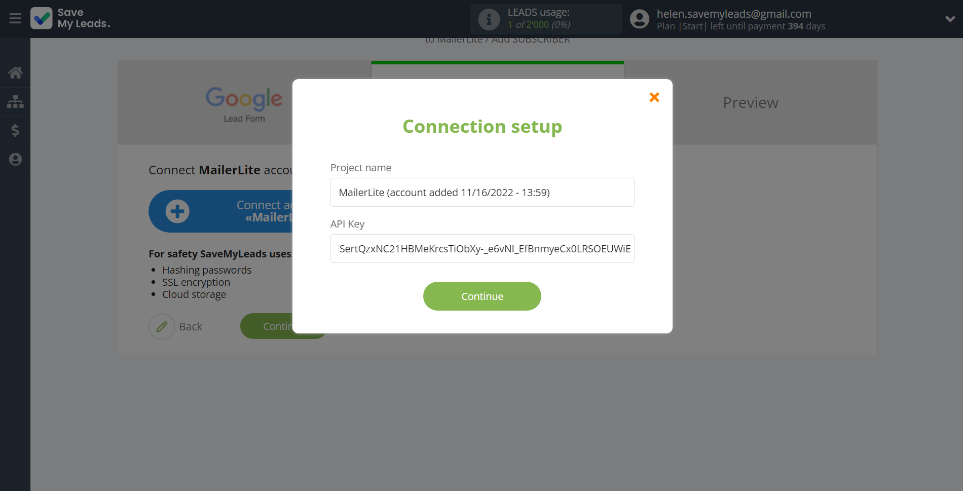 How to Connect Google Lead Form with MailerLite | Data Destination account connection How to Connect Google Lead Form with MailerLite | Data Destination account connection