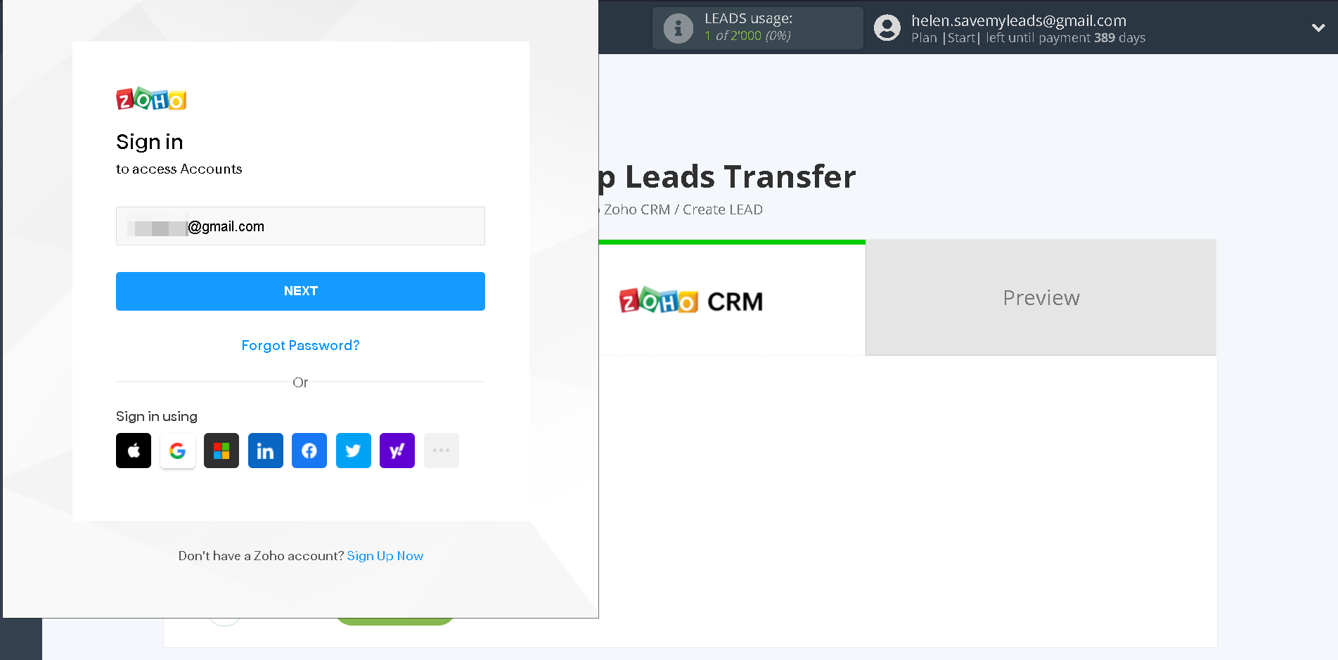 How to Connect Google Lead Form with Zoho CRM Create Leads | Data Destination account connection How to Connect Google Lead Form with Zoho CRM Create Leads | Data Destination account connection