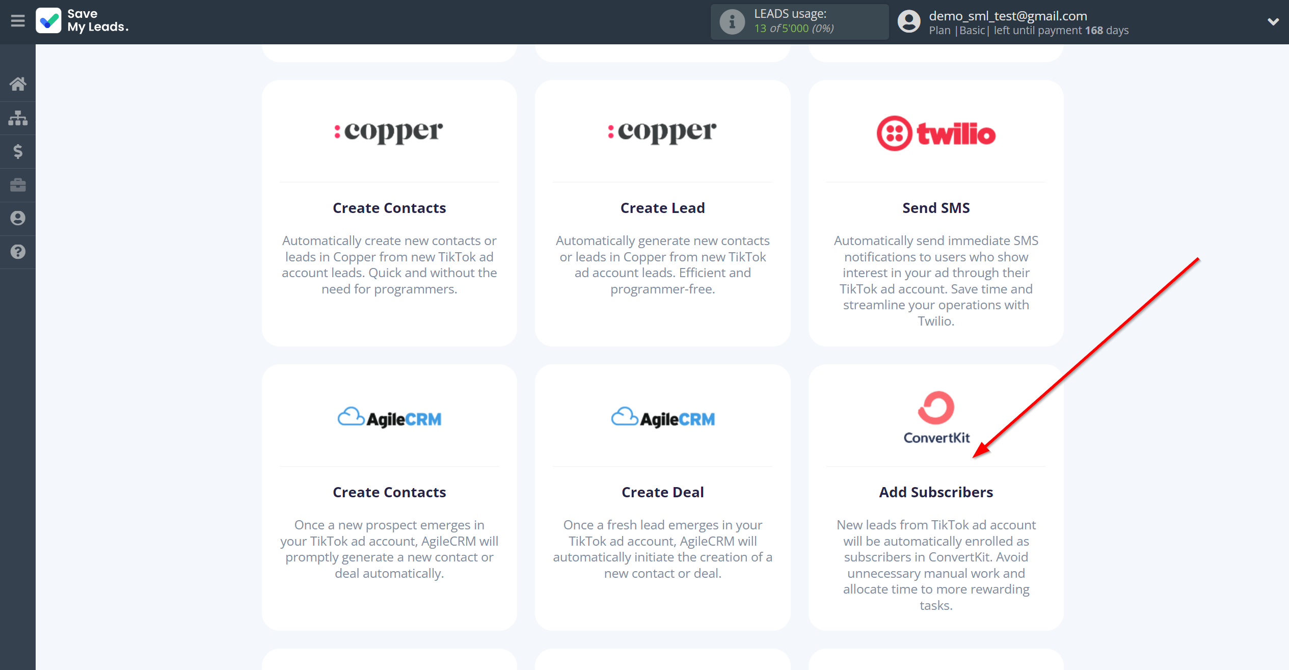 How to Connect TikTok with ConvertKit | Data Destination system selection How to Connect TikTok with ConvertKit | Data Destination system selection