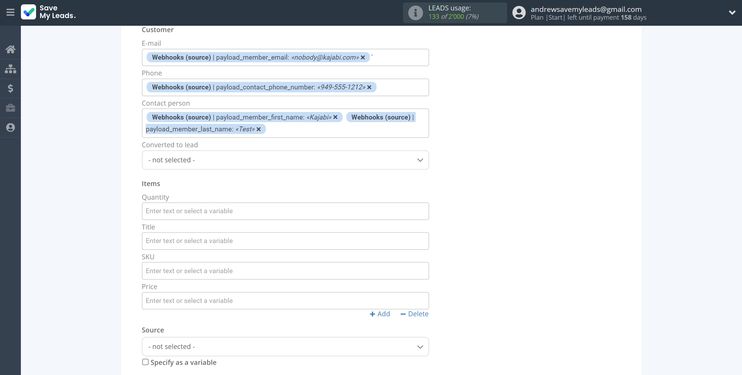 How to Connect Webhooks with KeepinCRM Create Agreement | Assigning fields How to Connect Webhooks with KeepinCRM Create Agreement | Assigning fields