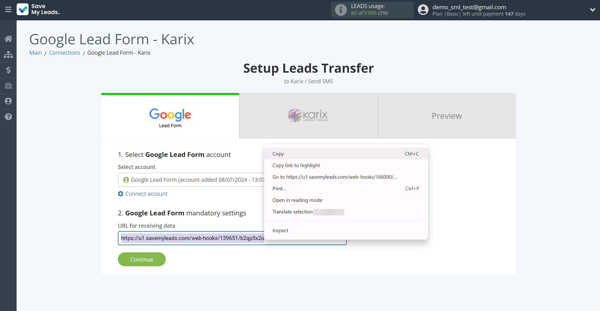 How to Connect Google Lead Form with Karix | Data Source account connection How to Connect Google Lead Form with Karix | Data Source account connection