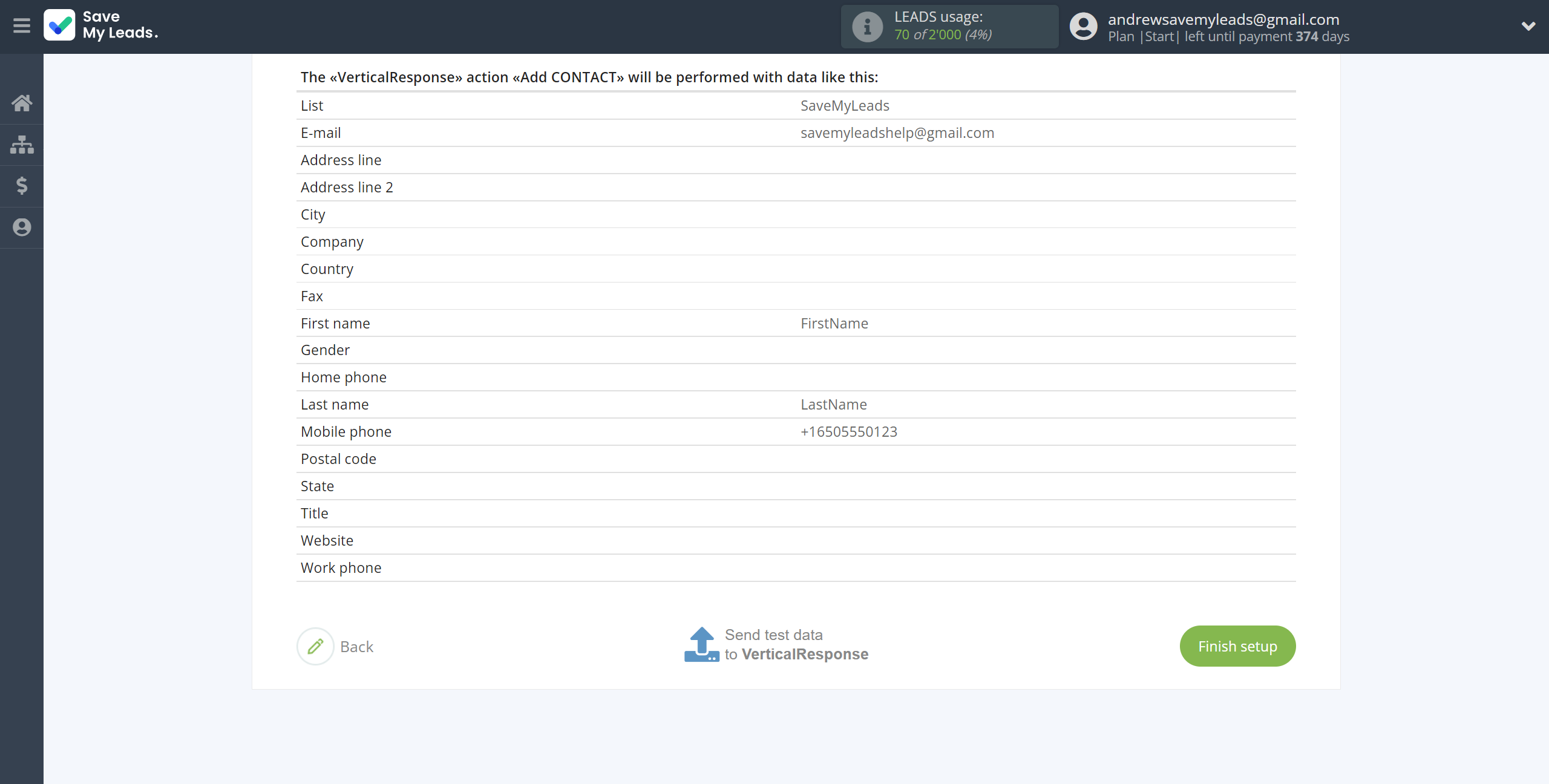 How to Connect Google Lead Form with VerticalResponse | Test data How to Connect Google Lead Form with VerticalResponse | Test data