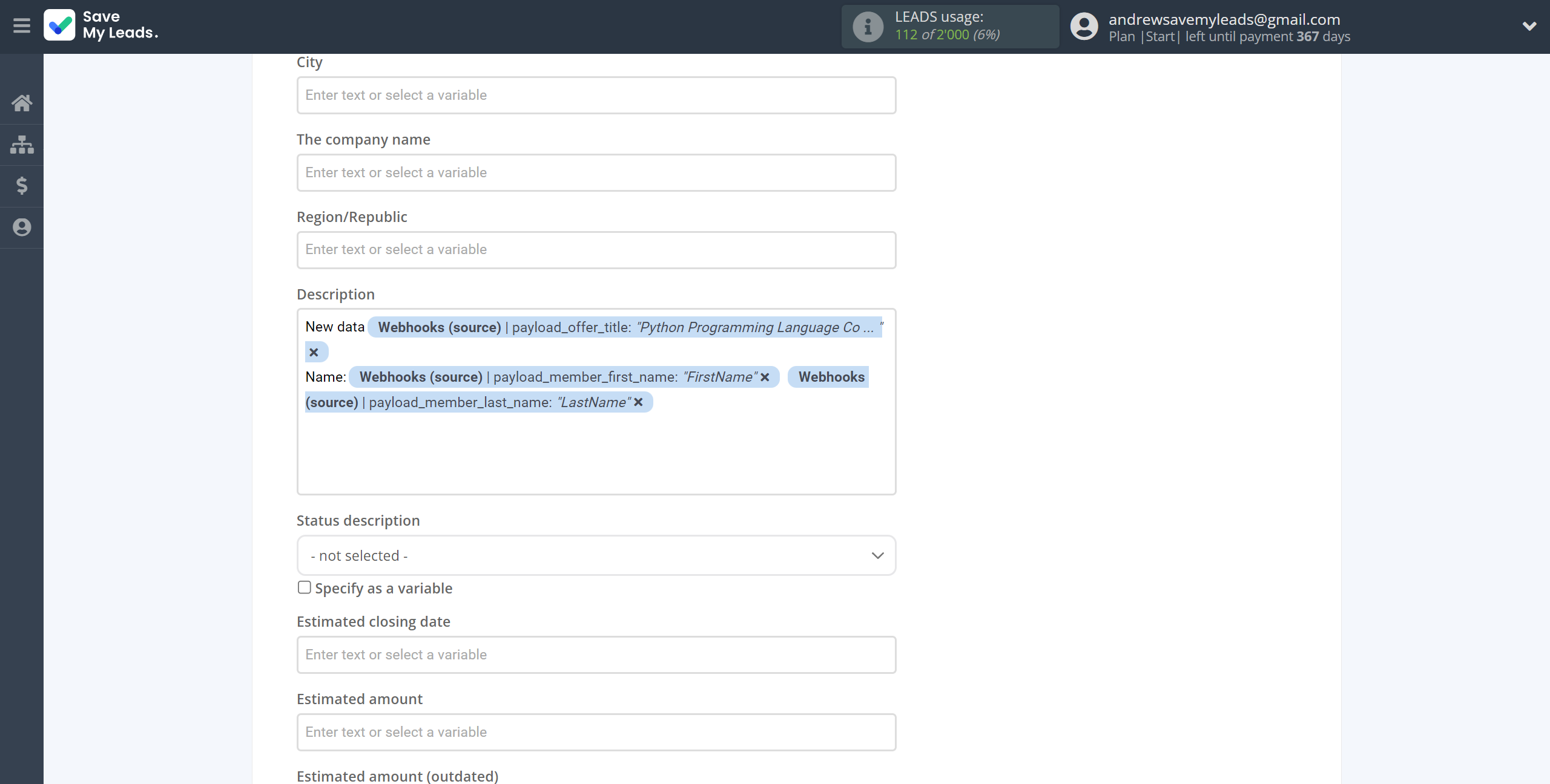 How to Connect Webhooks with Microsoft Dynamics 365 Create Lead | Assigning fields How to Connect Webhooks with Microsoft Dynamics 365 Create Lead | Assigning fields