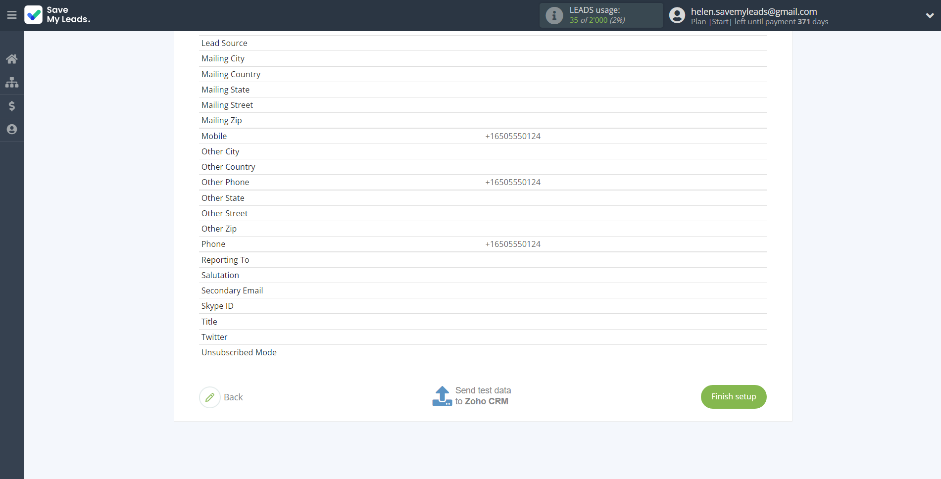 How to Connect Webhooks with Zoho CRM Create Contacts | Test data How to Connect Webhooks with Zoho CRM Create Contacts | Test data