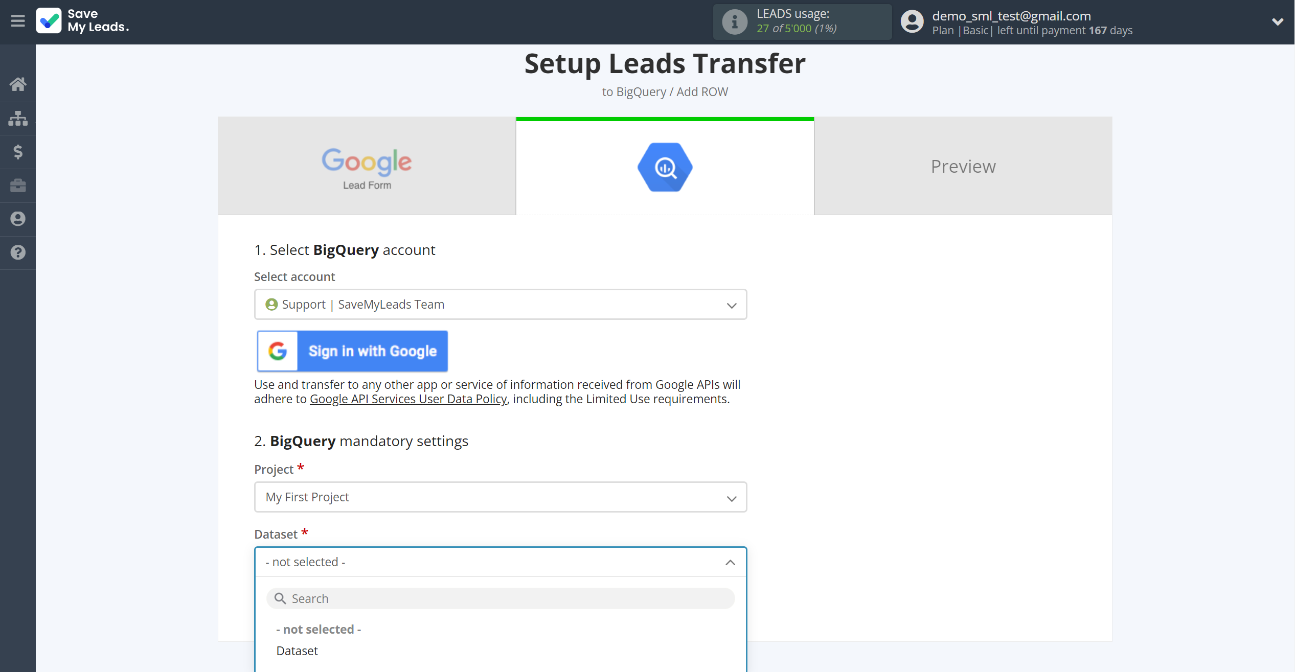 How to Connect Google Lead Form with BigQuery | Assigning fields How to Connect Google Lead Form with BigQuery | Assigning fields