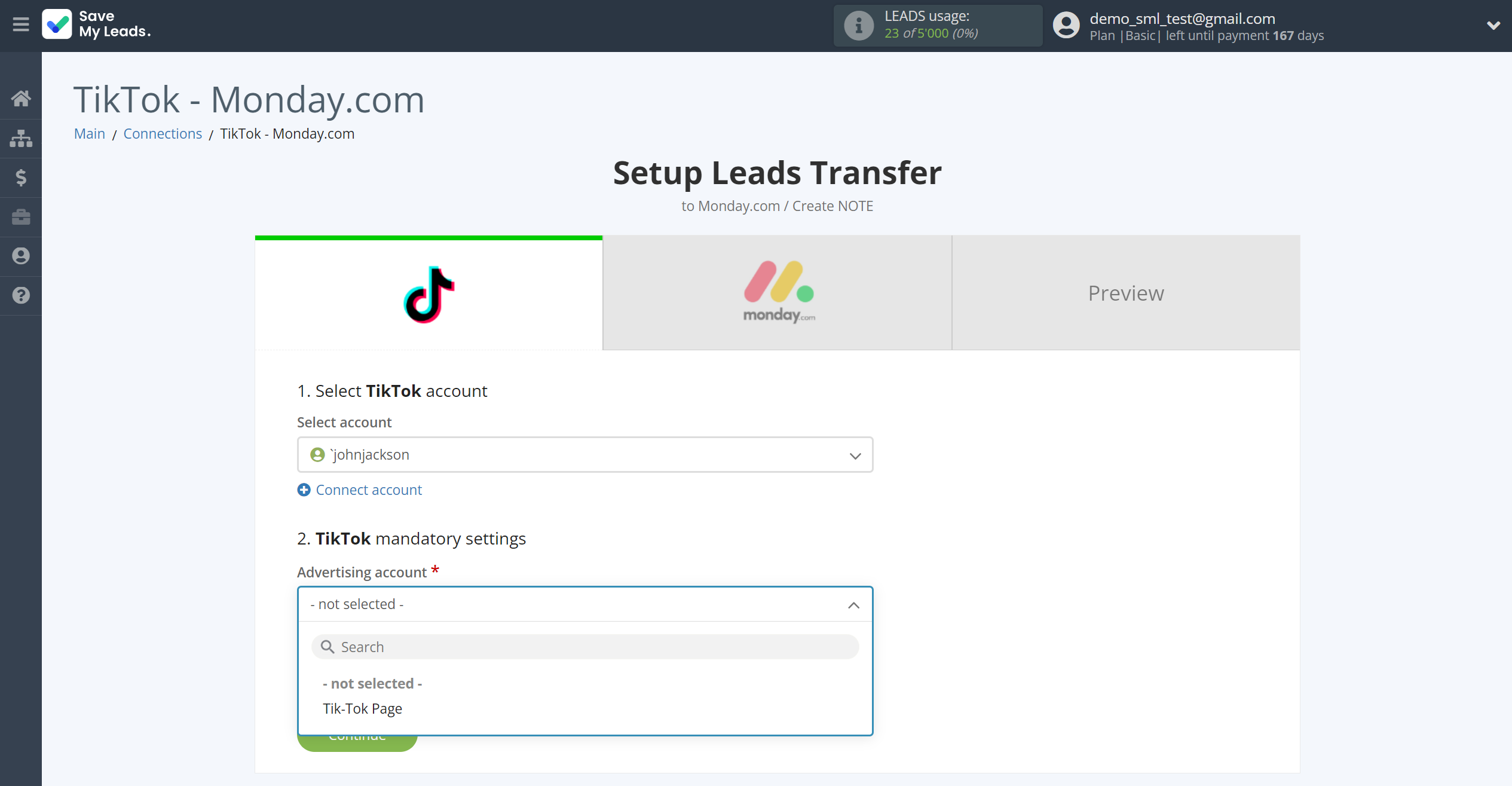 How to Connect TikTok with Monday.com | Data Source account connection How to Connect TikTok with Monday.com | Data Source account connection