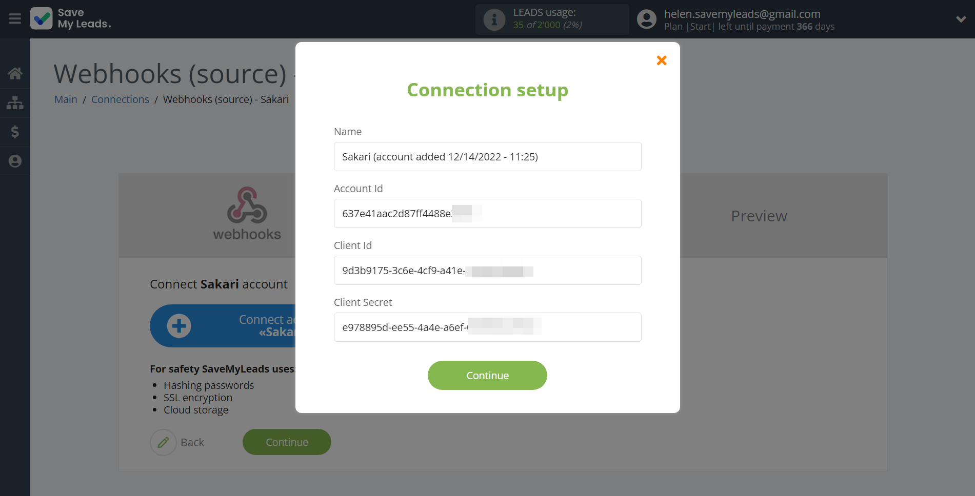 How to Connect Webhooks with Sakari | Data Destination account connection How to Connect Webhooks with Sakari | Data Destination account connection