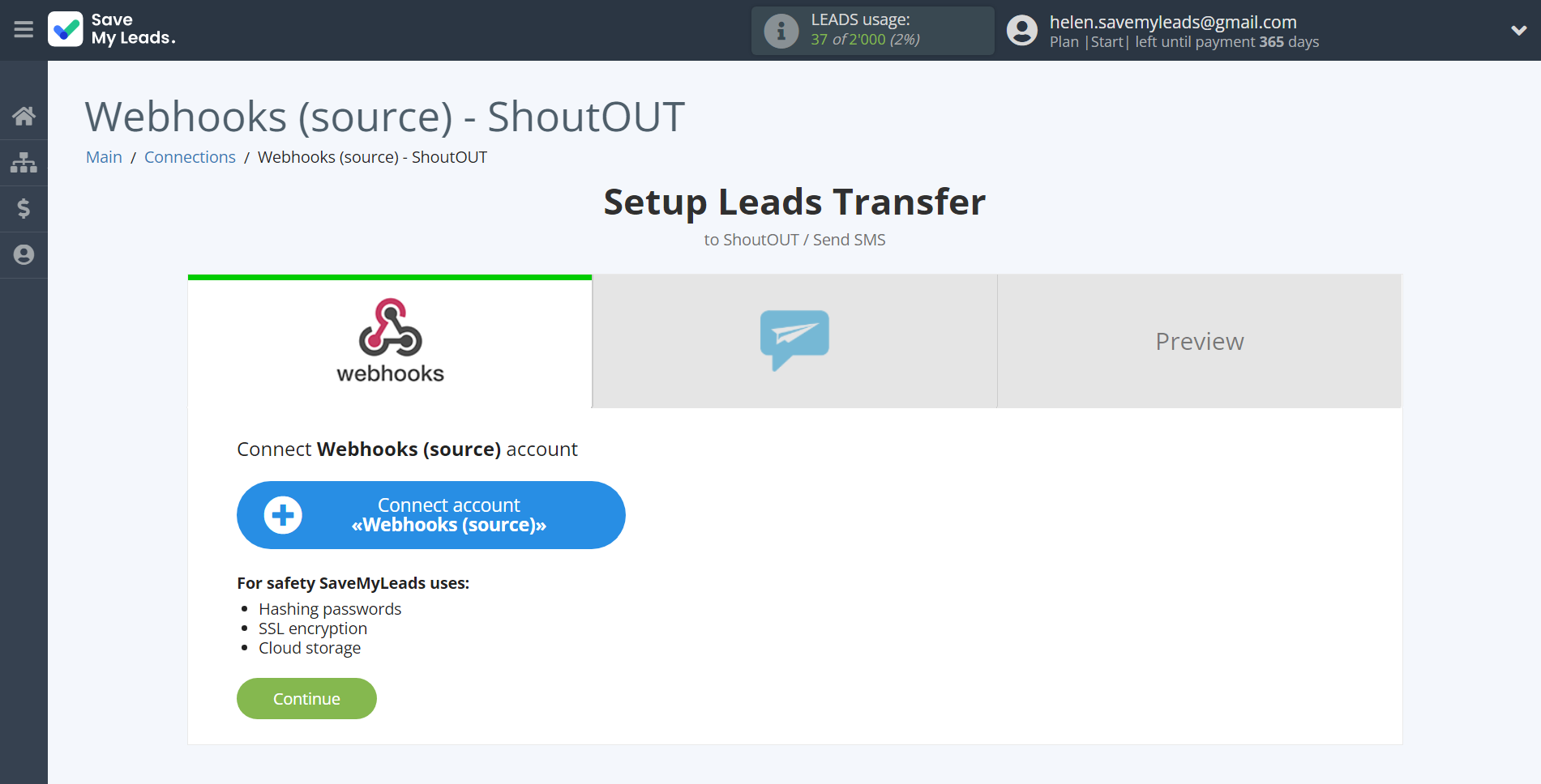 How to Connect Webhooks with ShoutOUT | Data Source account How to Connect Webhooks with ShoutOUT | Data Source account