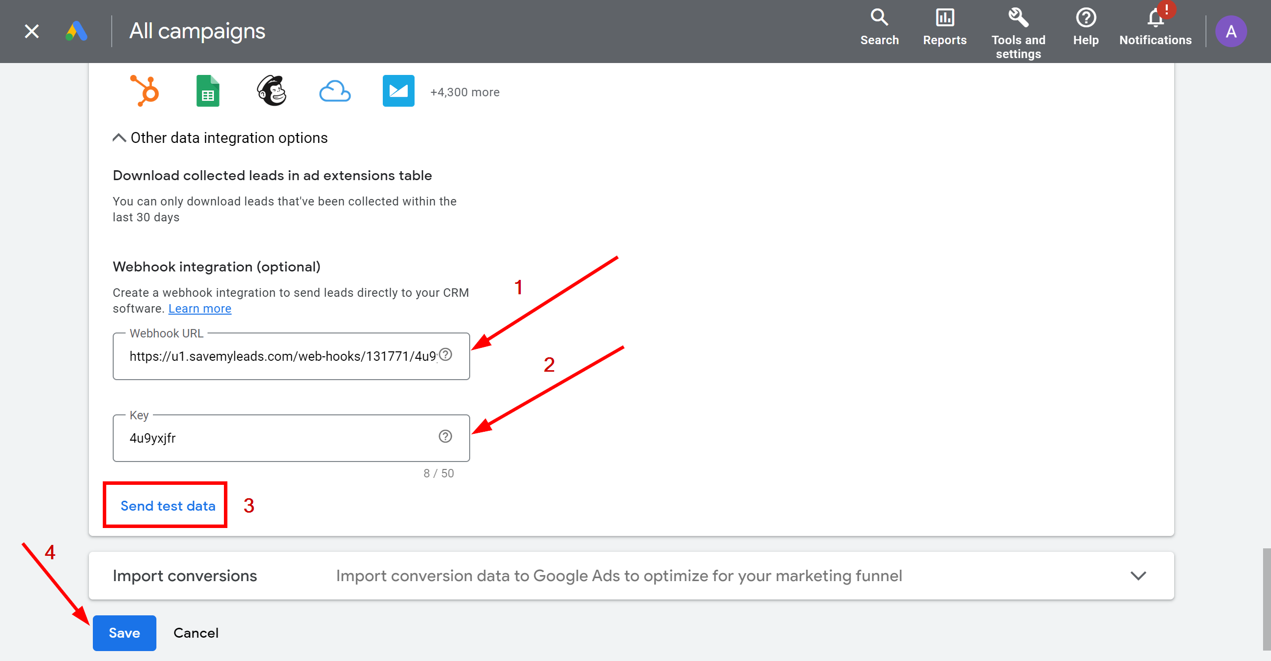 How to Connect Google Lead Form with SMSAPI | Data Source account connection How to Connect Google Lead Form with SMSAPI | Data Source account connection